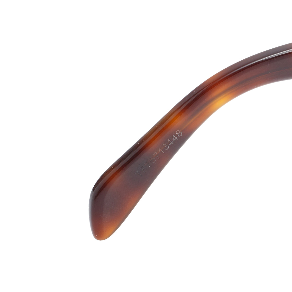 Celine CL40194U Brown Havana Acetate Triomphe 01 Oval Sunglasses w/ Case
