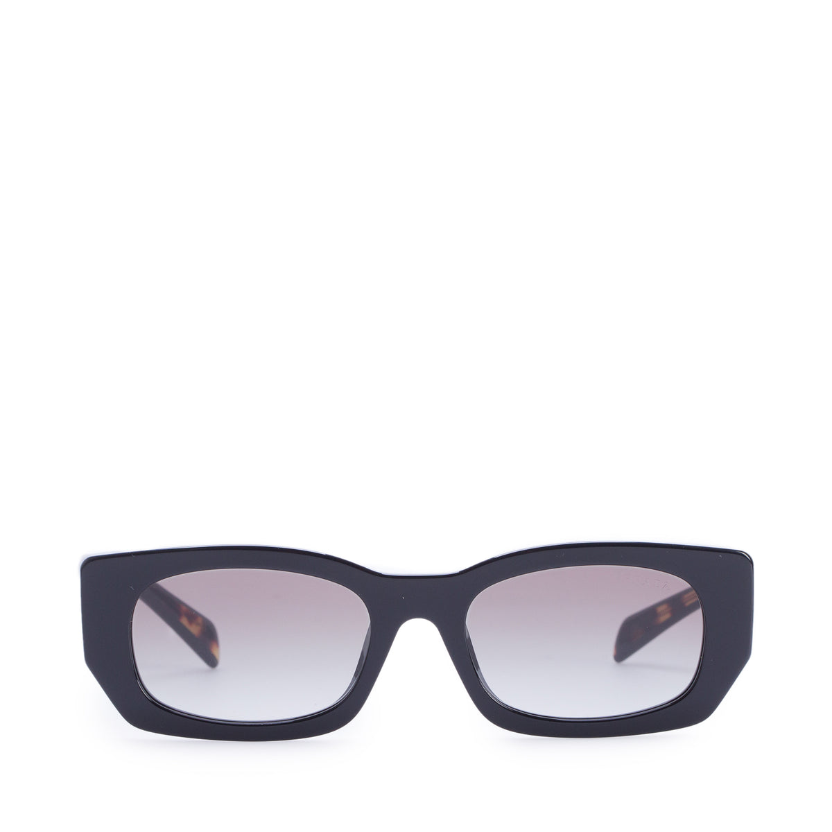Prada SPR B05 Tortoise Acetate Rectangle Sunglasses