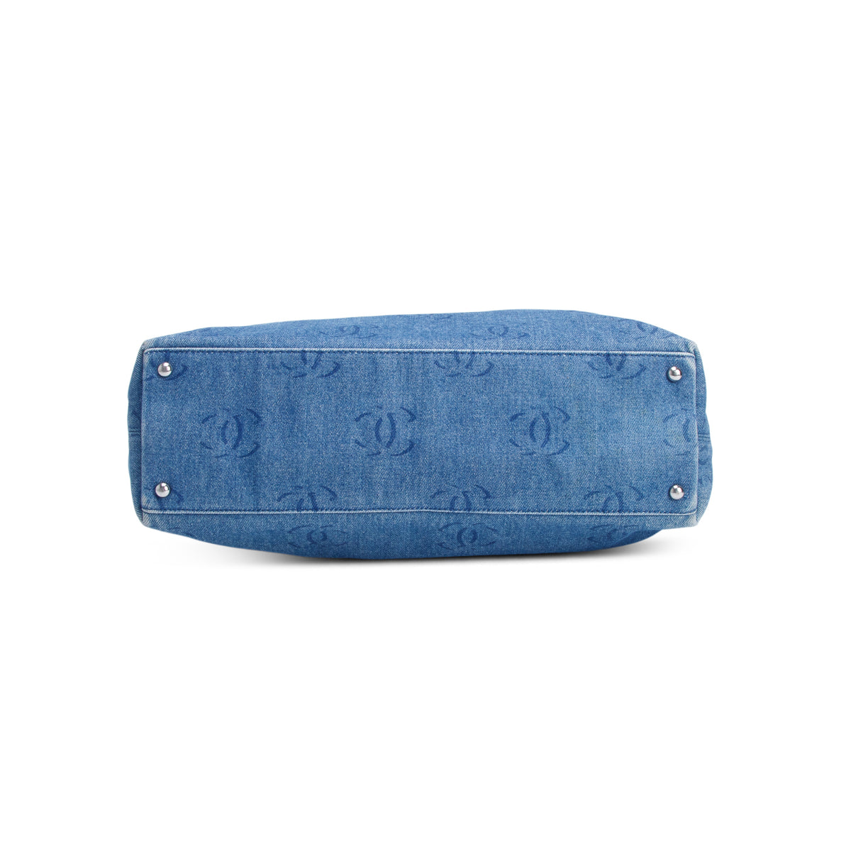 Chanel Blue Denim Large CC Tote