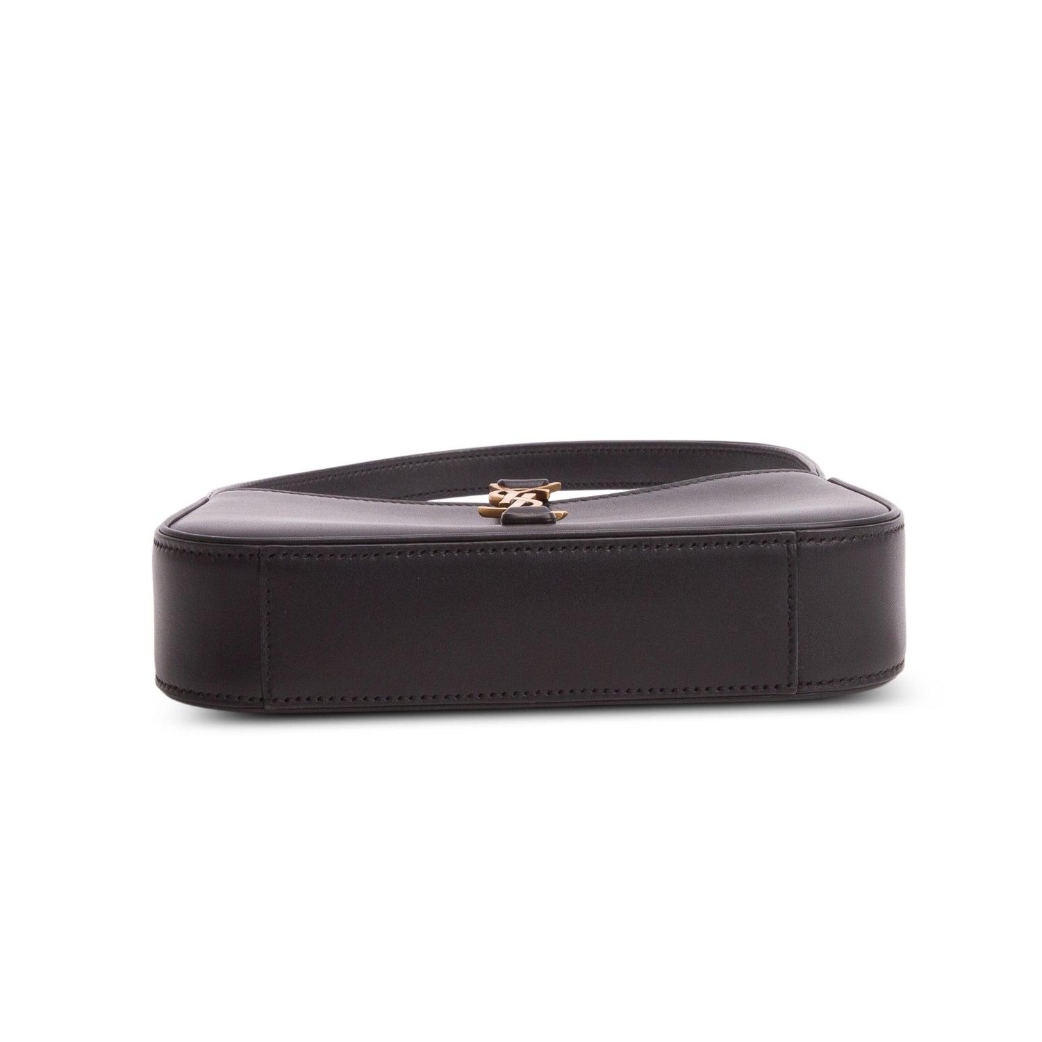 Saint Laurent 2022 Black Calfskin Leather Le 5 a 7 Mini Hobo