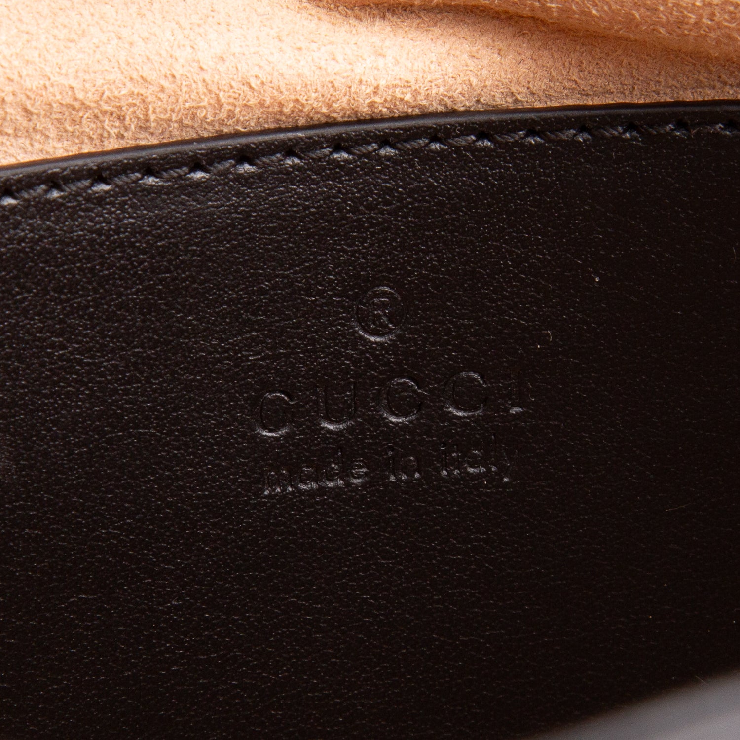 Gucci Black Calfskin Matelasse Mini GG Marmont Square Shoulder Bag