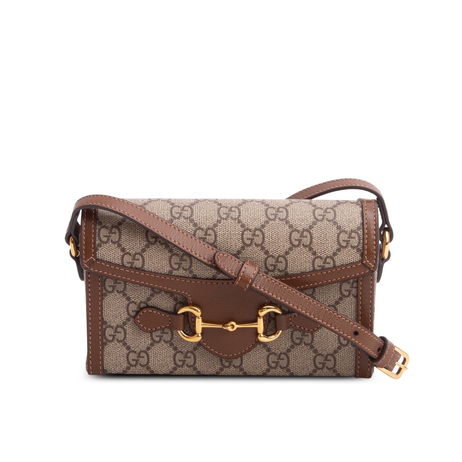 Gucci GG Supreme Monogram Mini Horsebit 1955 Shoulder Bag