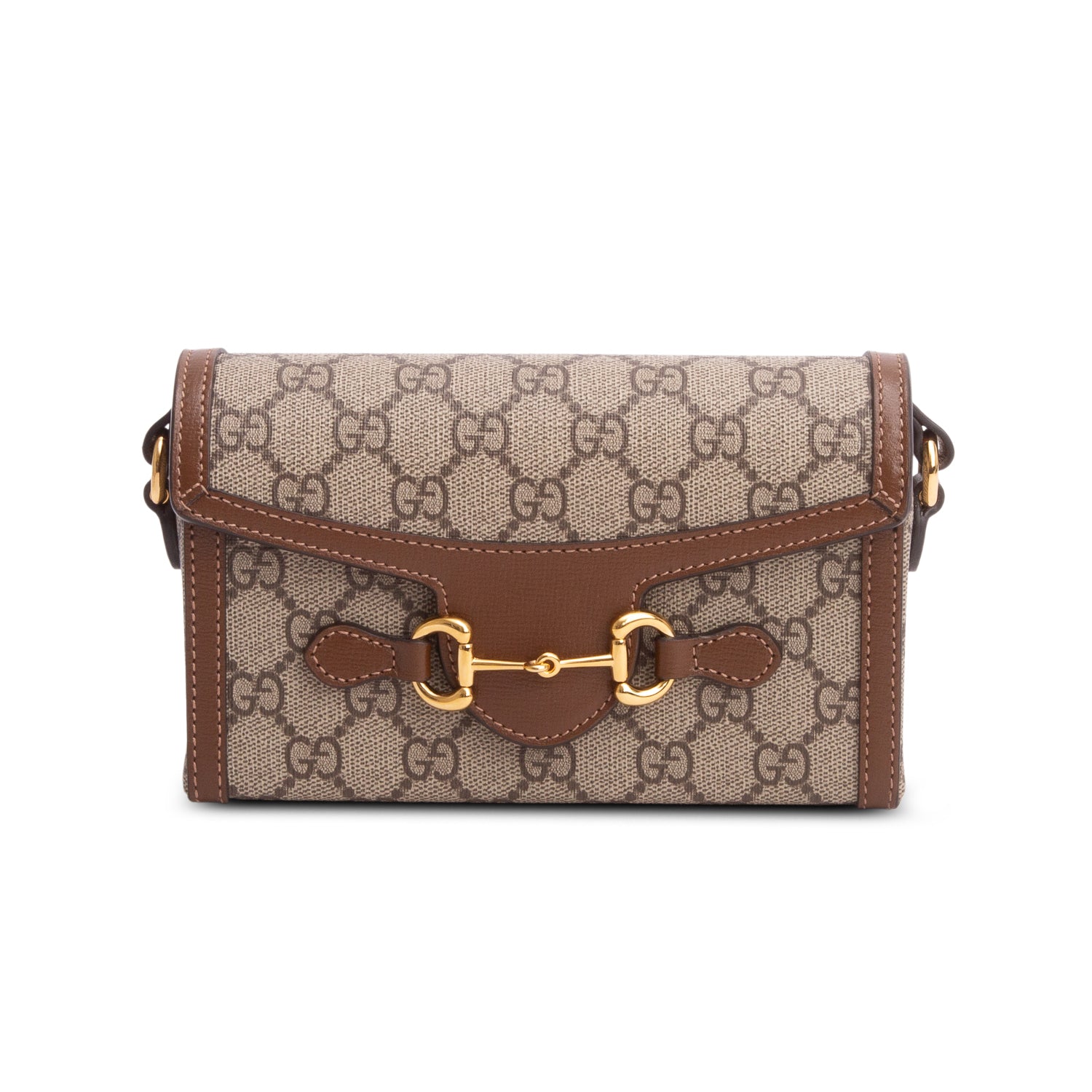 Gucci GG Supreme Monogram Mini Horsebit 1955 Shoulder Bag