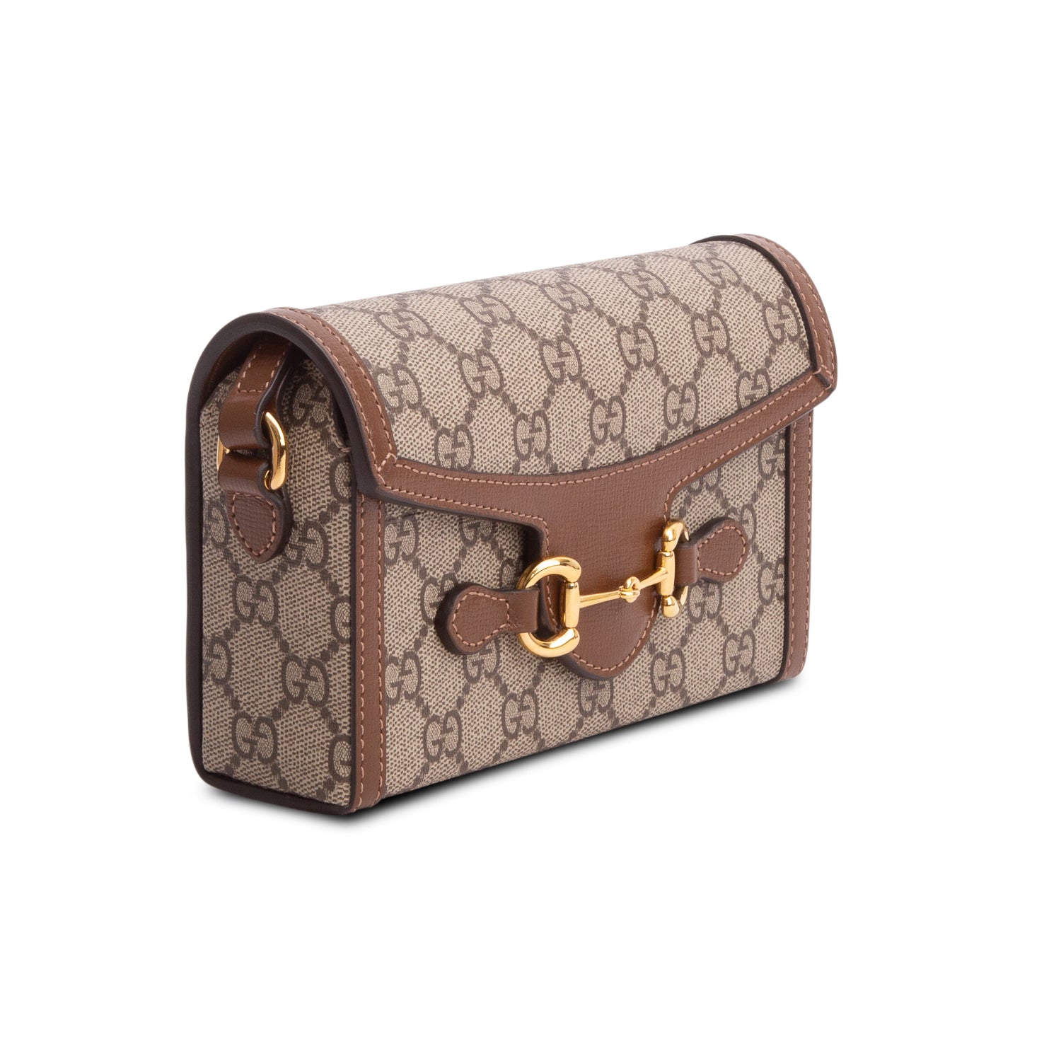 Gucci GG Supreme Monogram Mini Horsebit 1955 Shoulder Bag