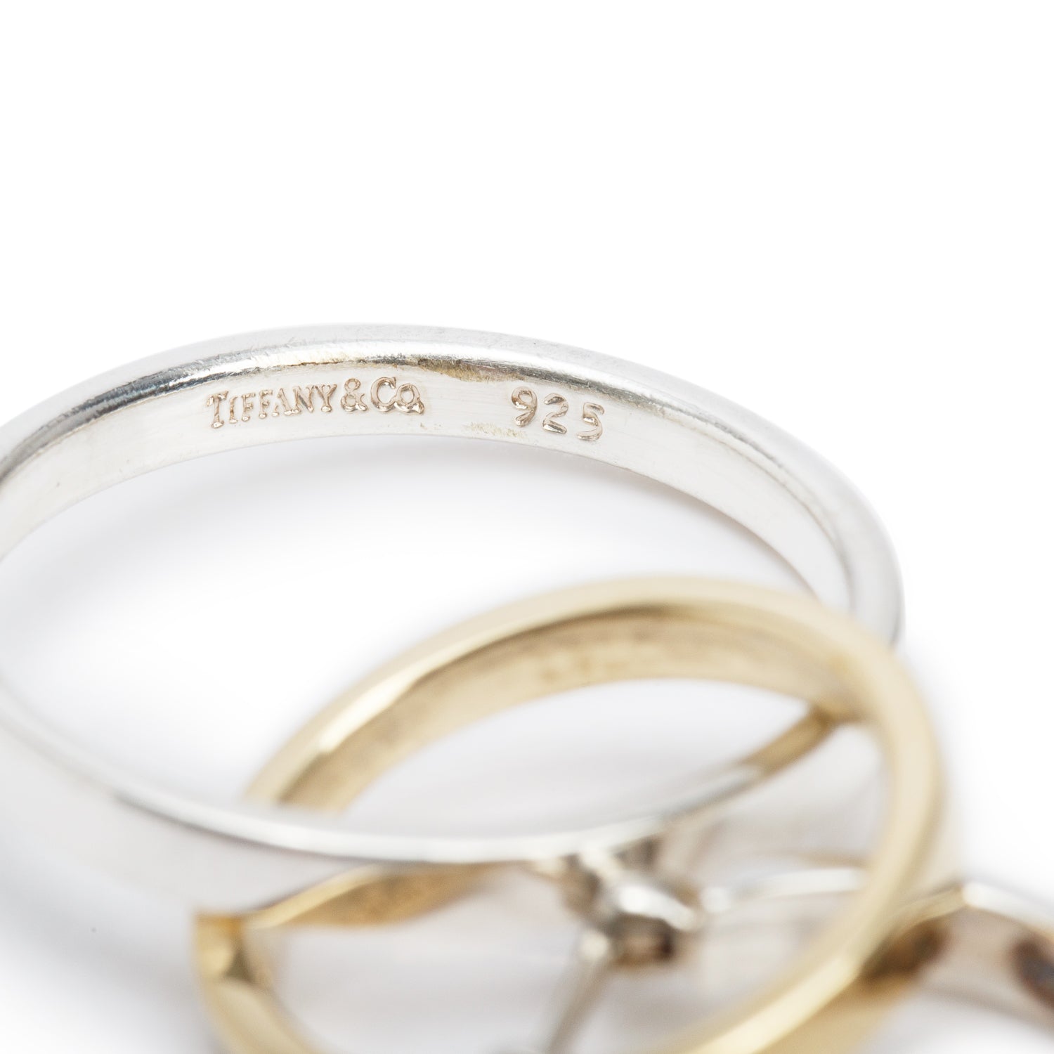 Tiffany & Co. Paloma Picasso Sterling Silver & 18k Yellow Gold Triple Circle Drop Earrings w/ Box