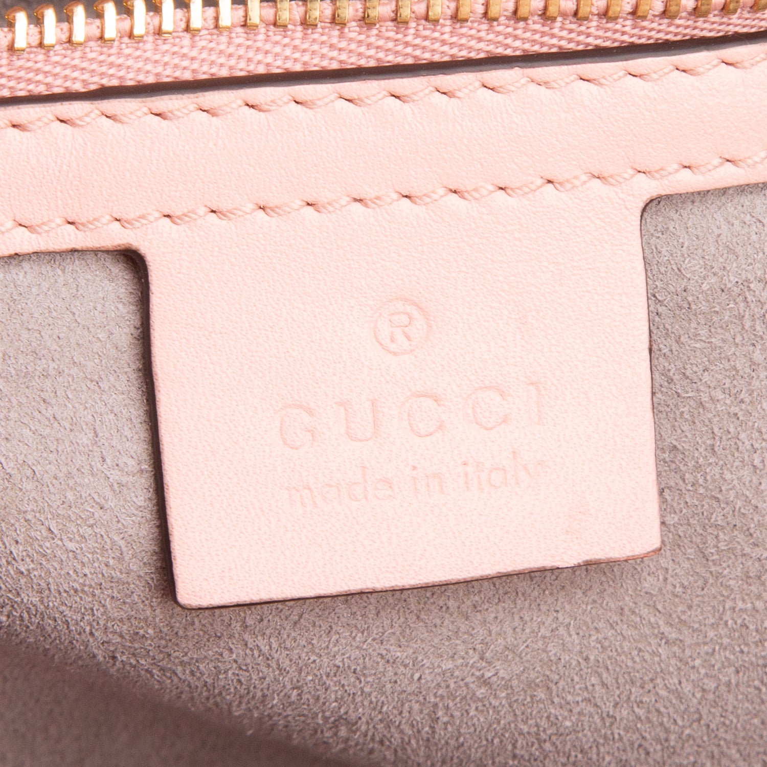Gucci Pink Nappa Bamboo Medium Nymphaea Top Handle Bag