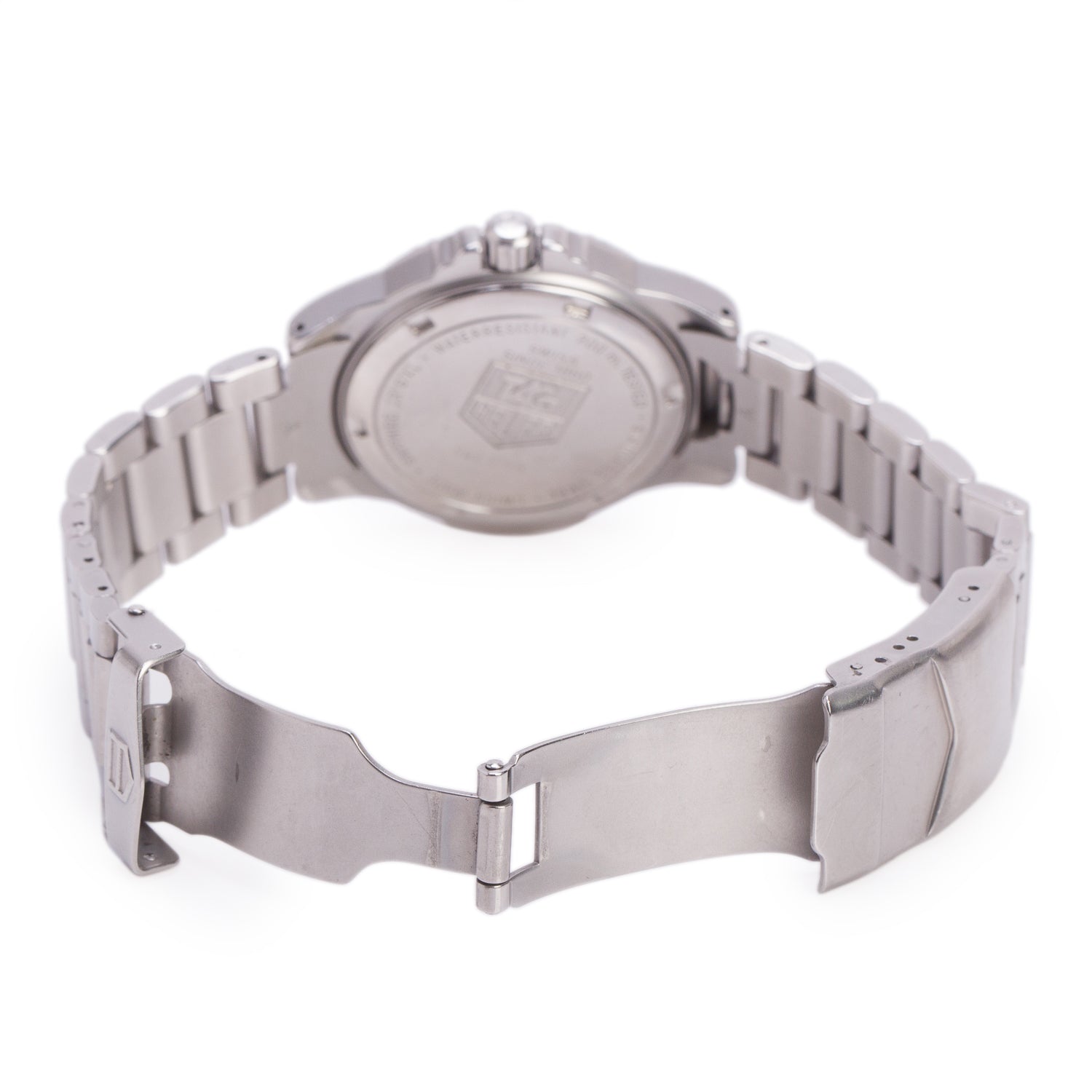 Tag Heuer Stainless Steel Professional 4000 Series 34 MM Quartz Watch Grey Dial 999.213K