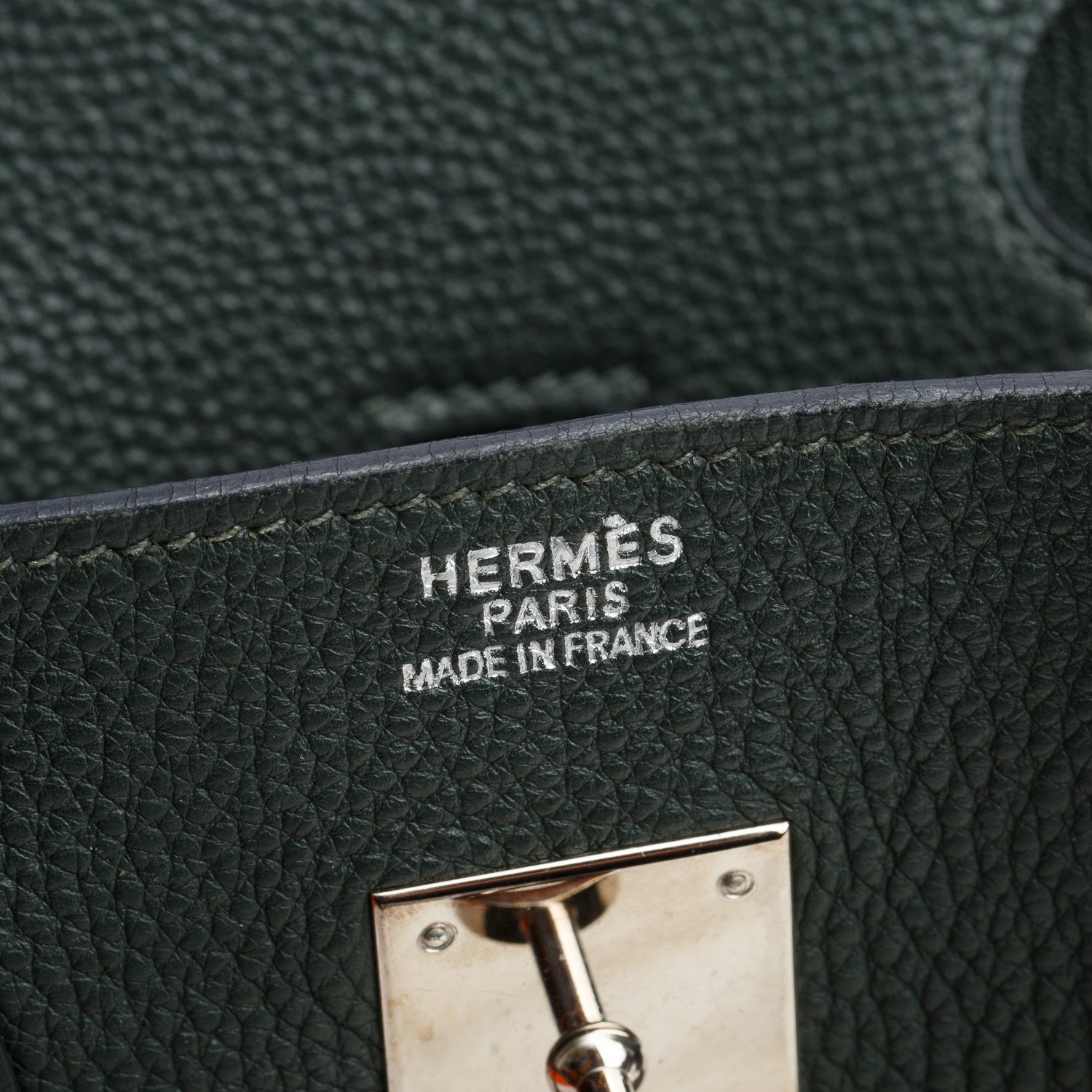 Hermes Vert Cypress Taurillon Clemence Birkin 35
