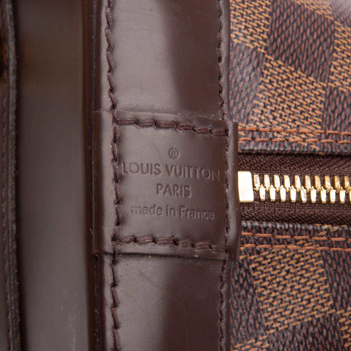 Louis Vuitton 2020 Damier Ebene Alma PM w/ Receipt