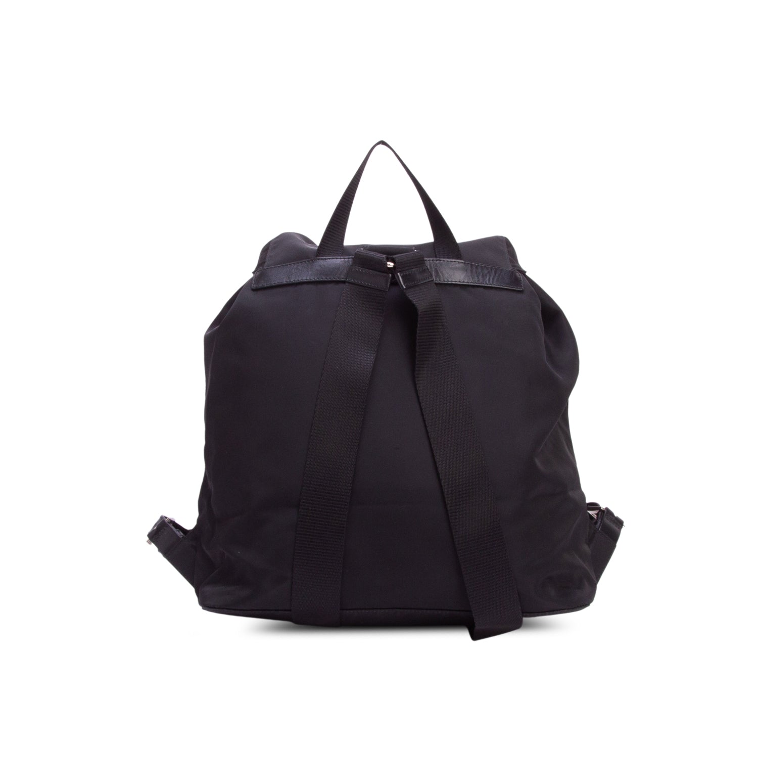 Prada Black Tessuto Vela Medium Backpack