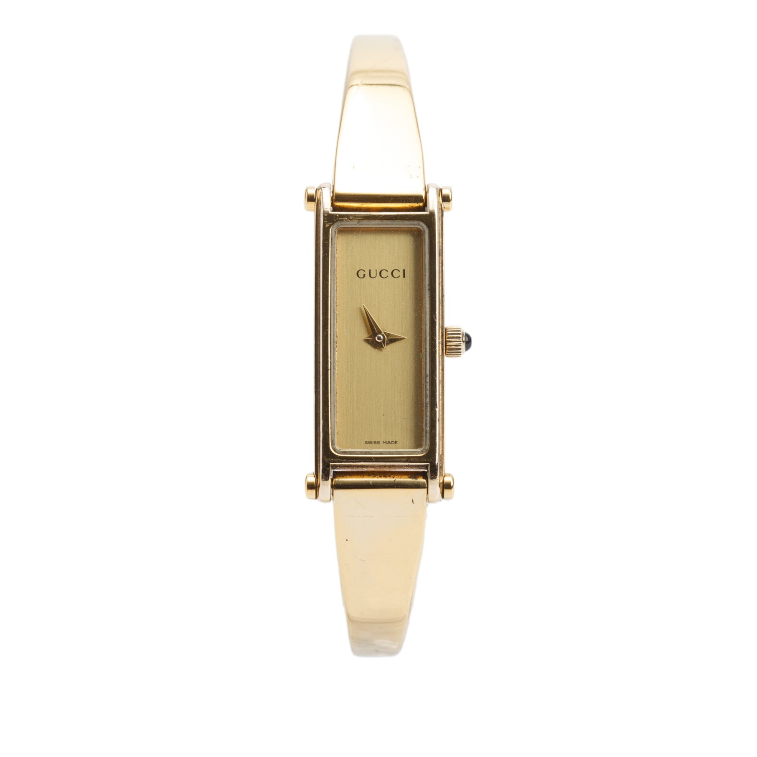 Gucci Gold-Plated Stainless Steel 1500 Series Watch Gold Dial