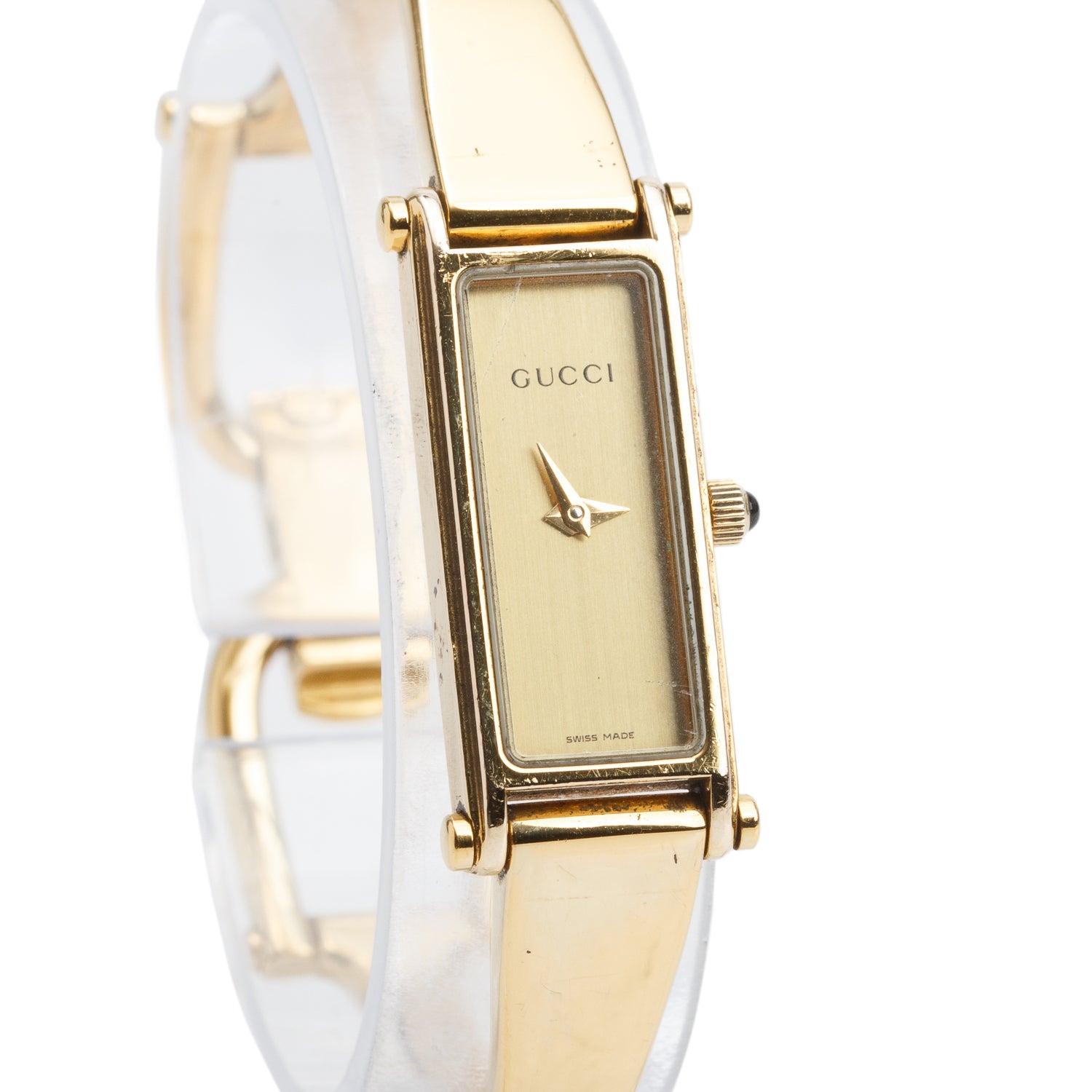 Gucci Gold-Plated Stainless Steel 1500 Series Watch Gold Dial