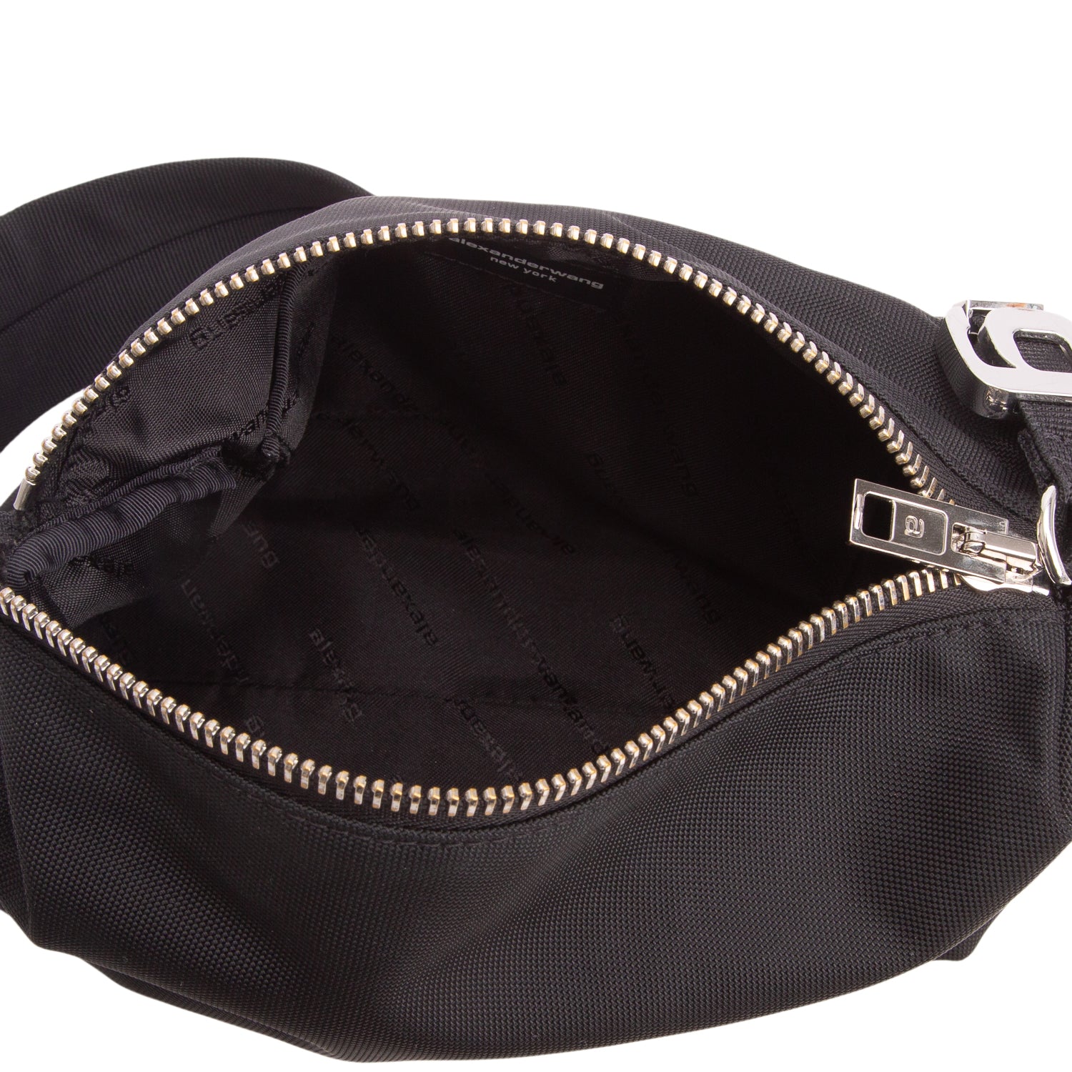 Alexander Wang Black Nylon Heiress Shoulder Bag