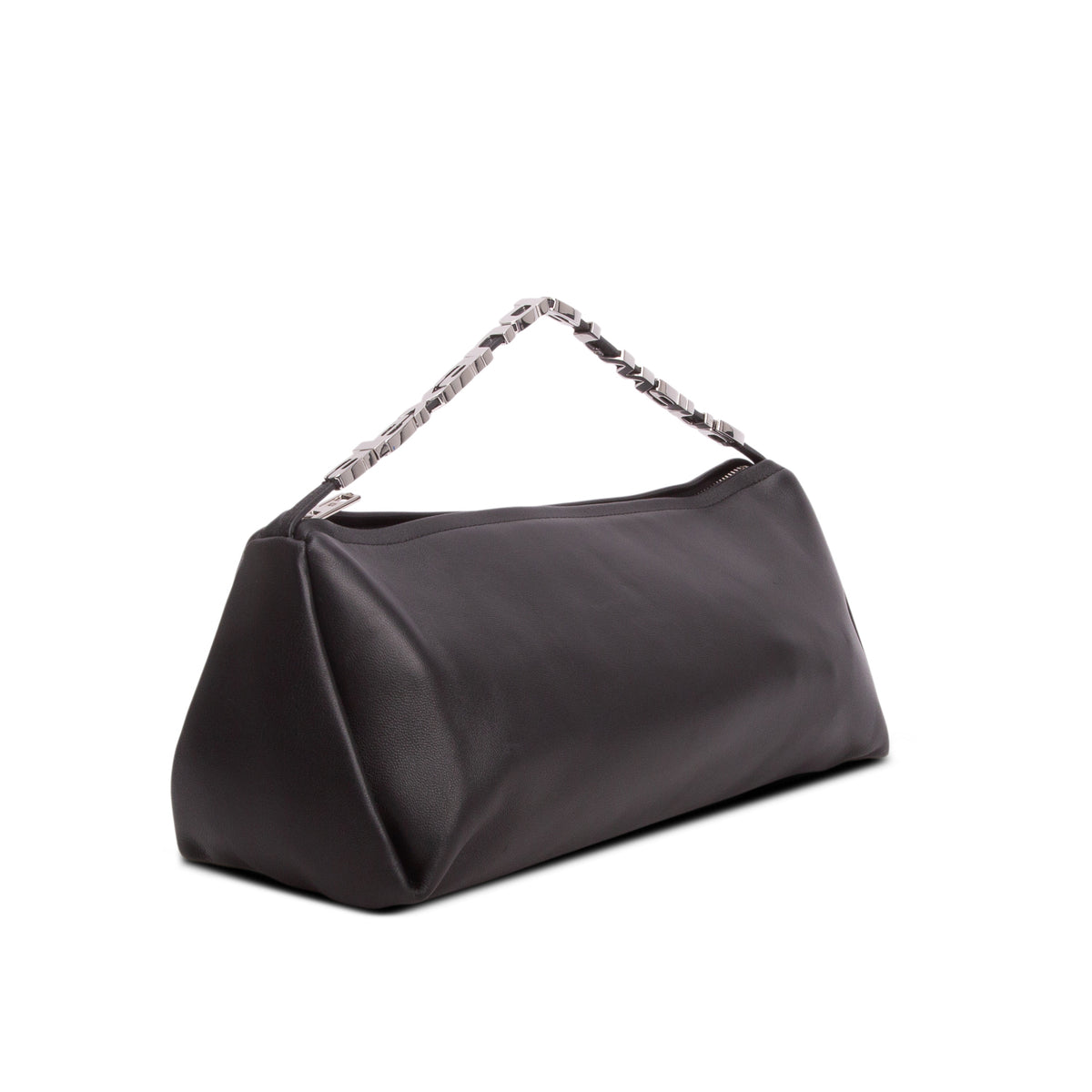 Alexander Wang Black Leather Large Marques Shoulder Bag