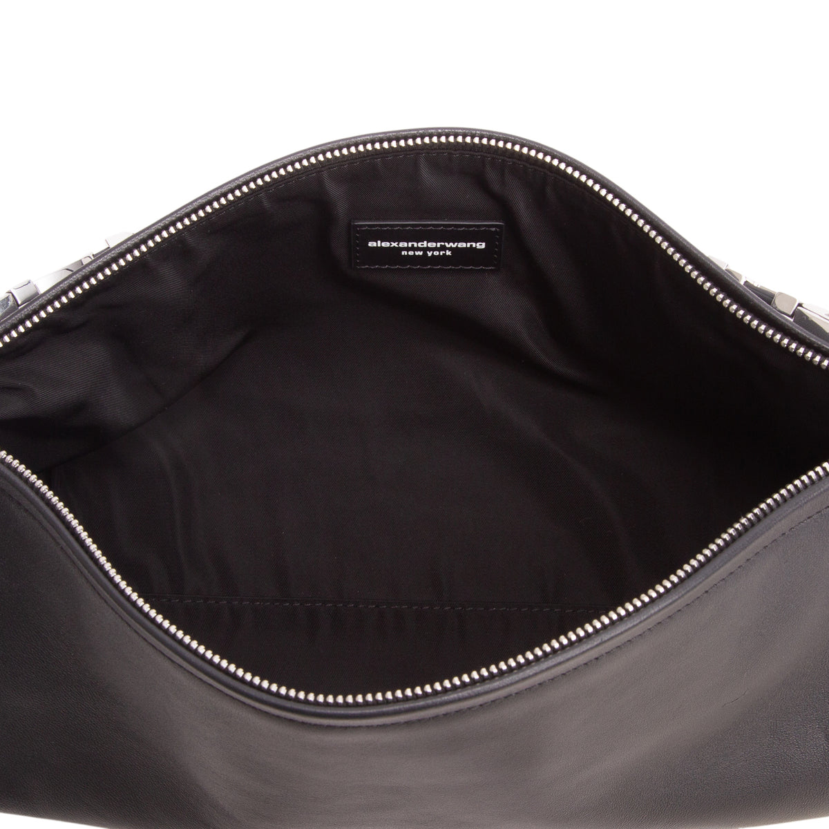 Alexander Wang Black Leather Large Marques Shoulder Bag