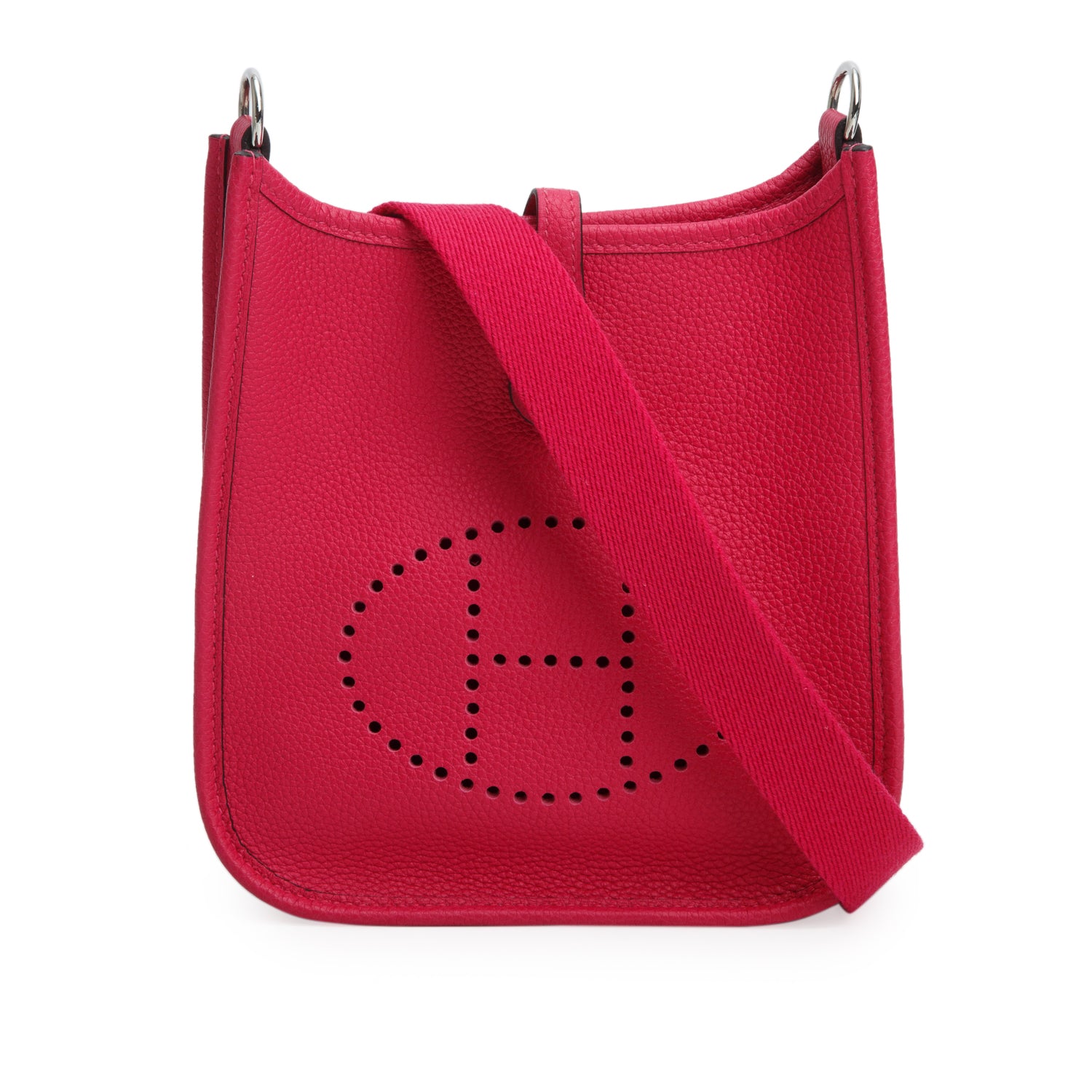 Hermes 2021 Rose Extreme Taurillon Clemence Amazone Evelyne TPM 16