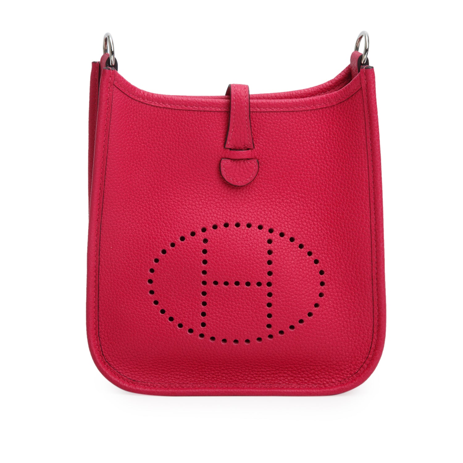Hermes 2021 Rose Extreme Taurillon Clemence Amazone Evelyne TPM 16