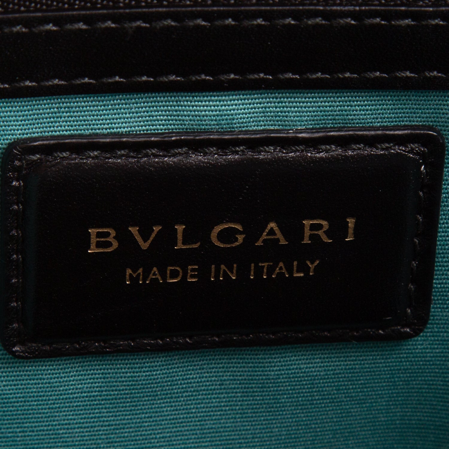 Bulgari Black Calfskin Leather Medium Serpenti Forever Bag