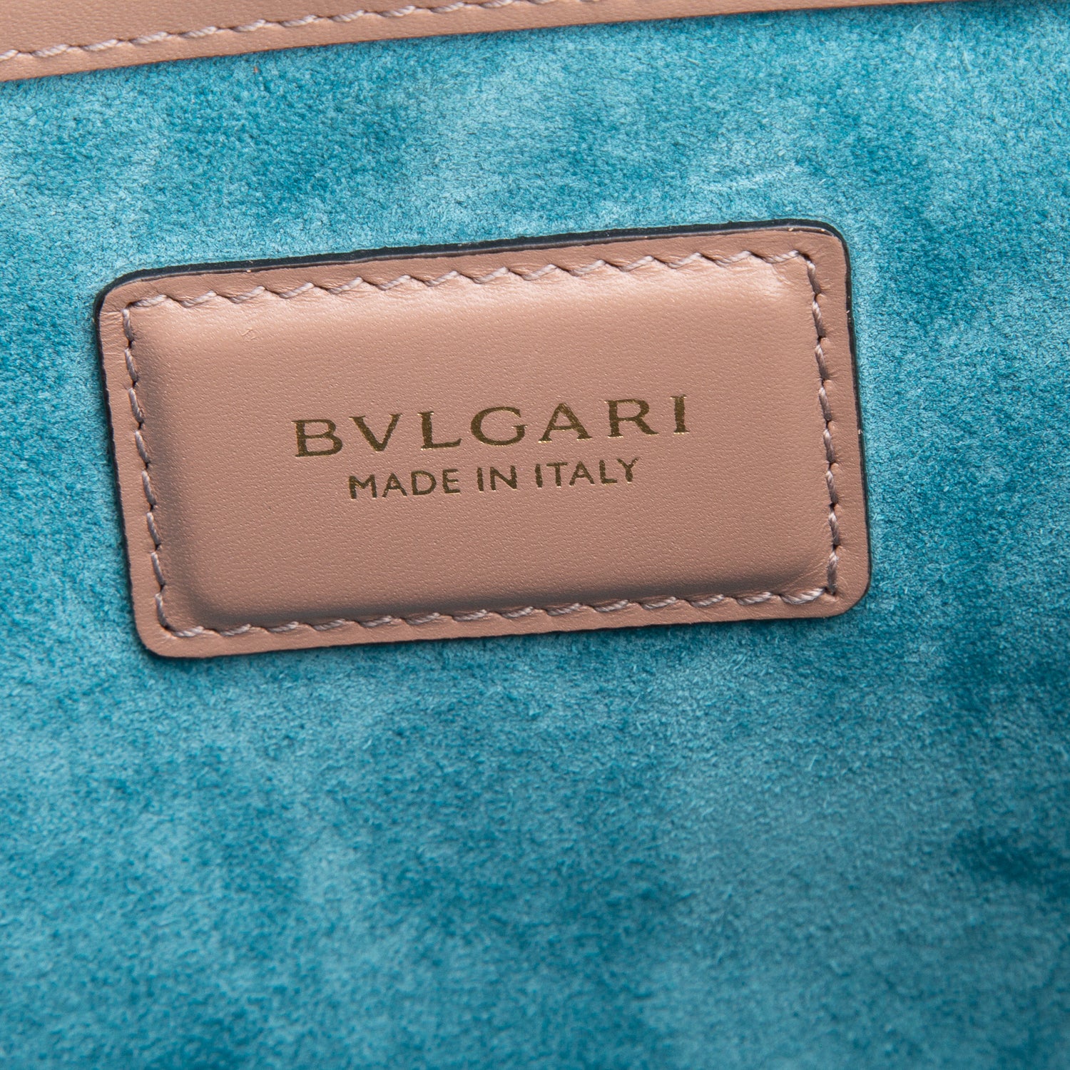 Bulgari Pink Leather & Karung Scaglie Tote w/ Strap