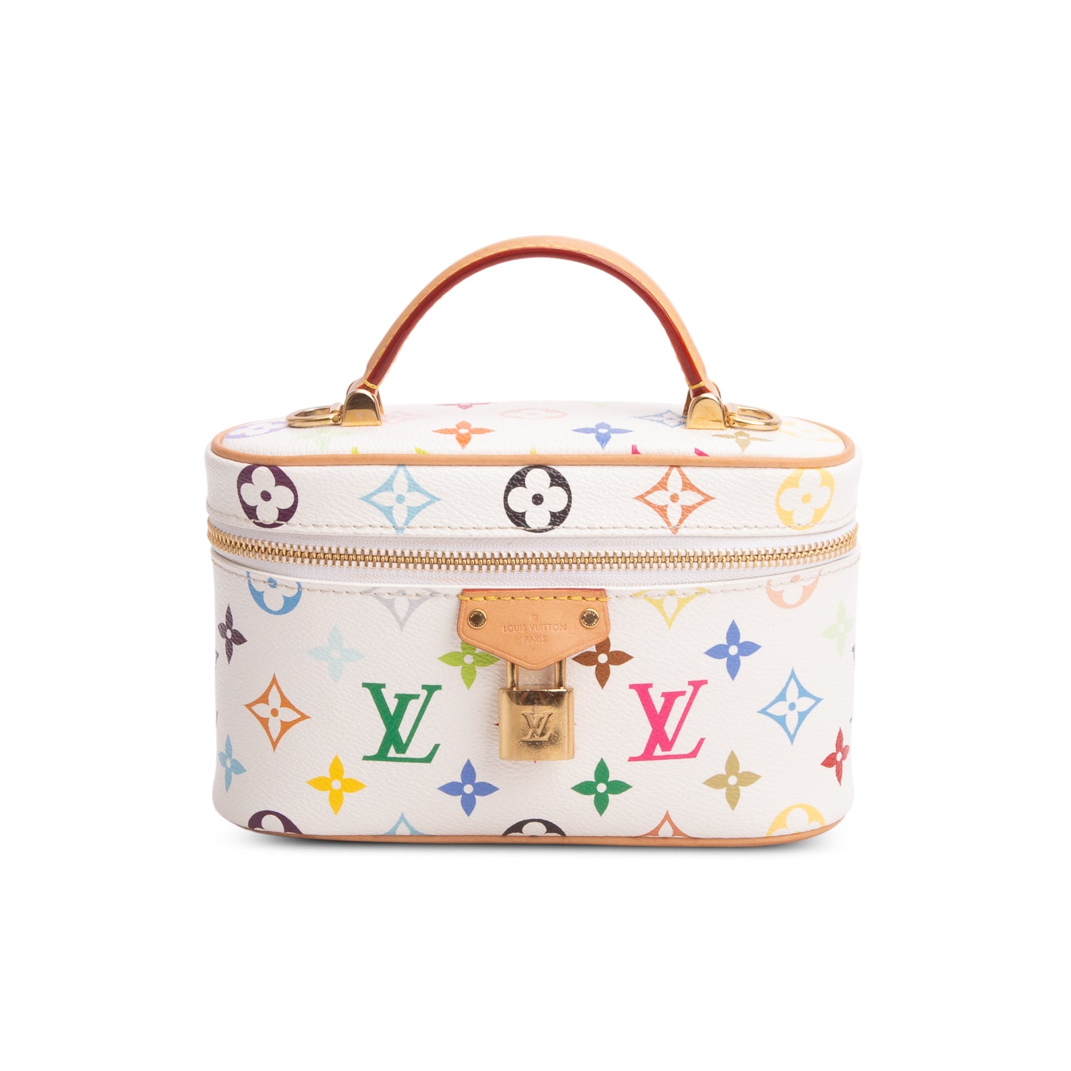 Louis Vuitton Monogram Multicolor LV x TM Vanity Chain Pouch w/ Straps