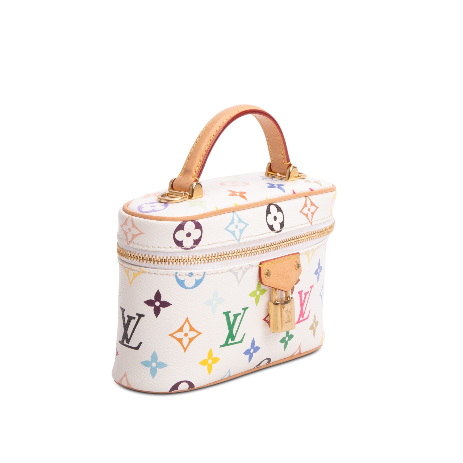 Louis Vuitton Monogram Multicolor LV x TM Vanity Chain Pouch w/ Straps