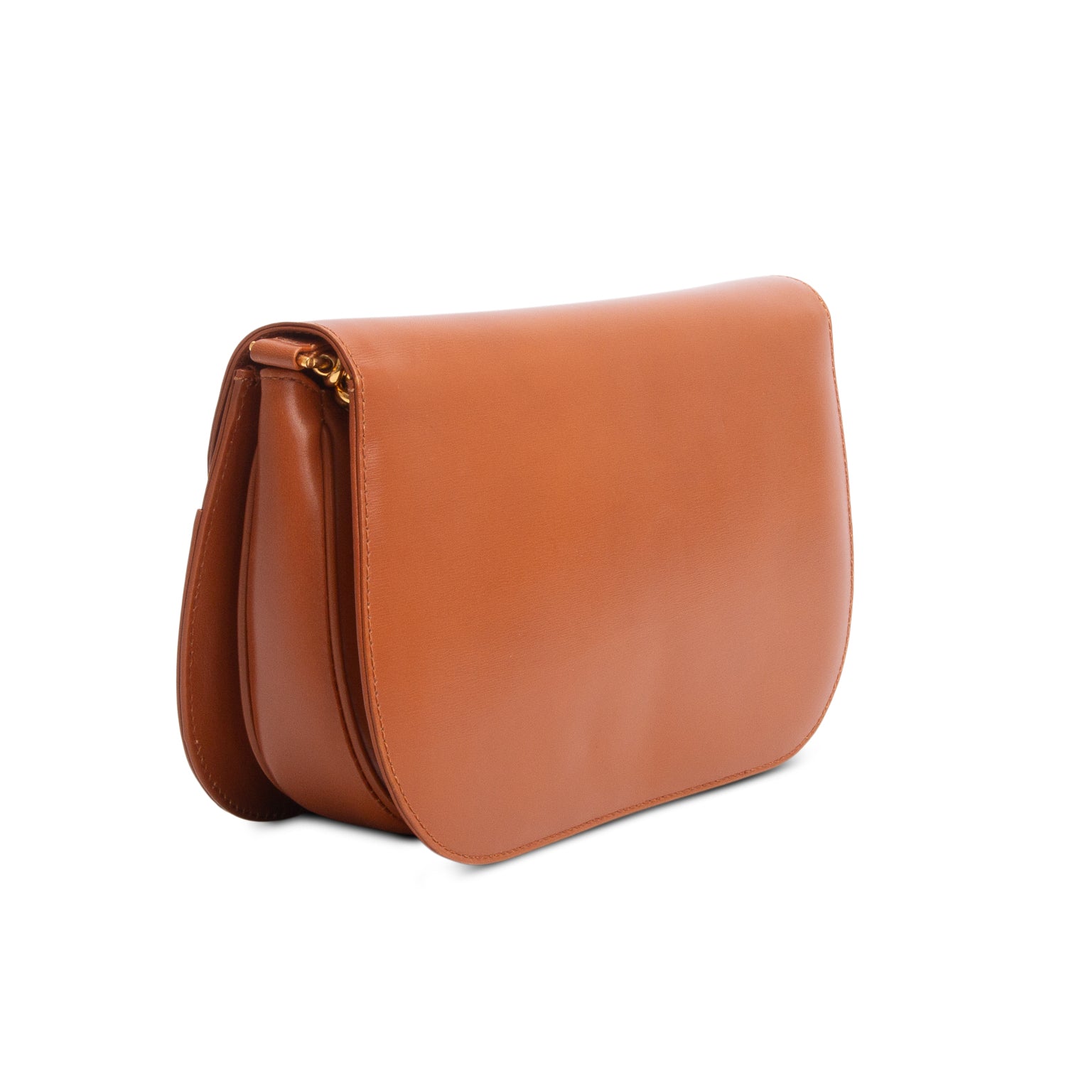 Gucci Vintage Brown Calfskin Shoulder Bag