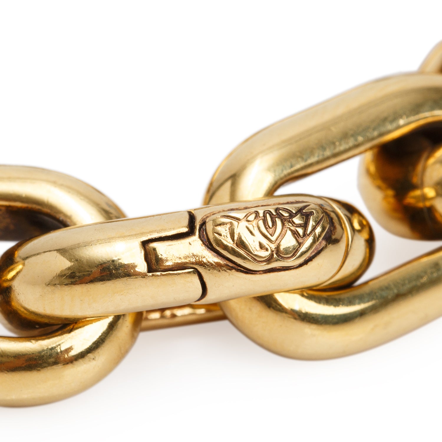 Alexander Mcqueen Gold-Plated Peek Chain Bracelet