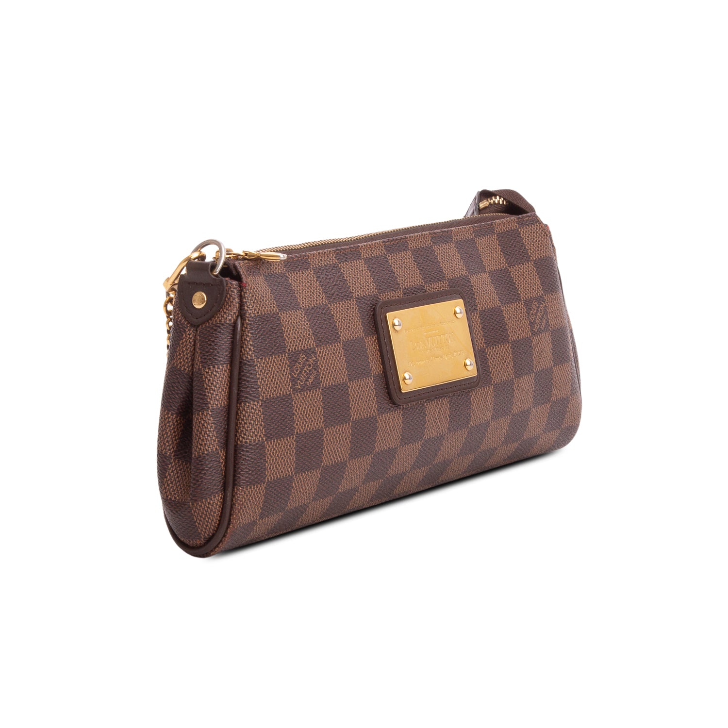 Louis Vuitton Damier Ebene Eva Clutch w/ Strap