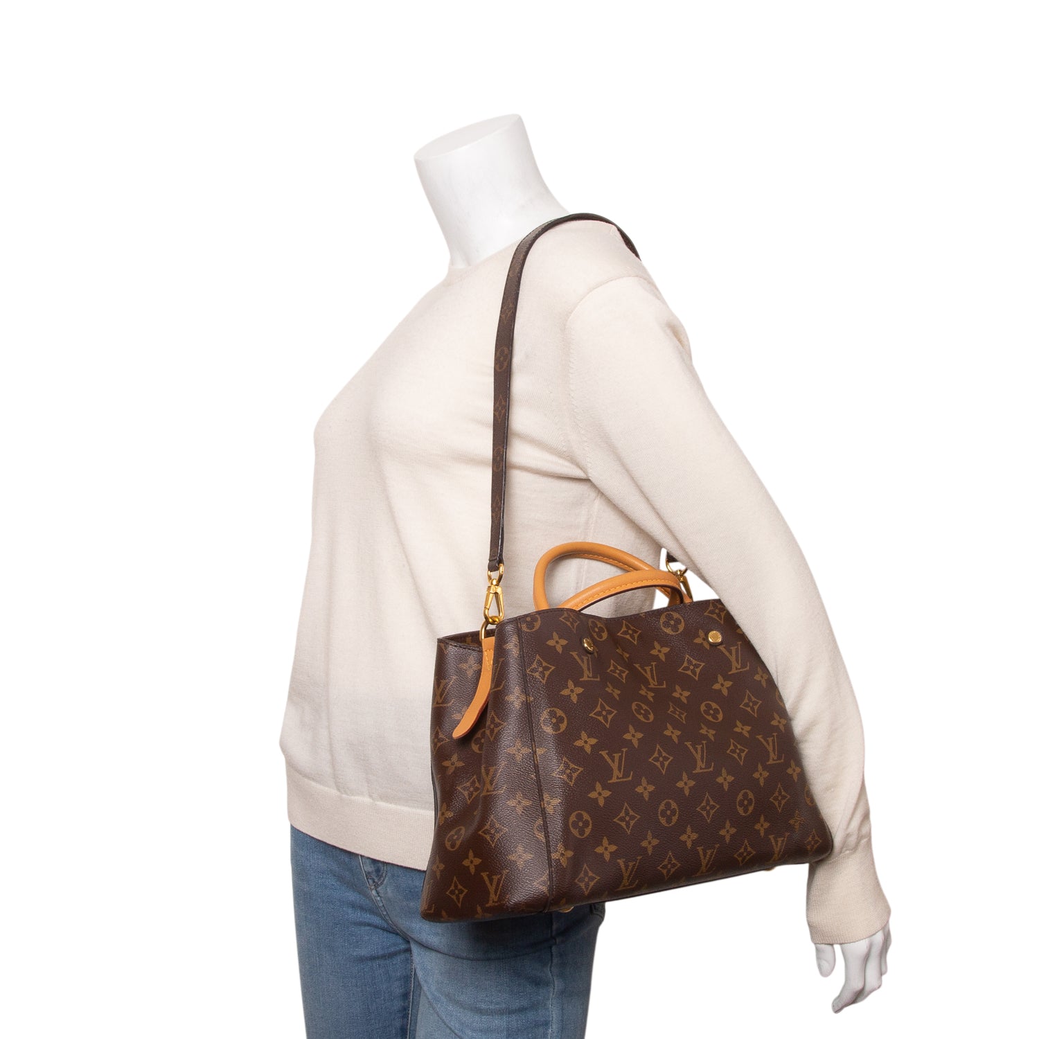 Louis Vuitton Monogram Montaigne MM w/ Strap
