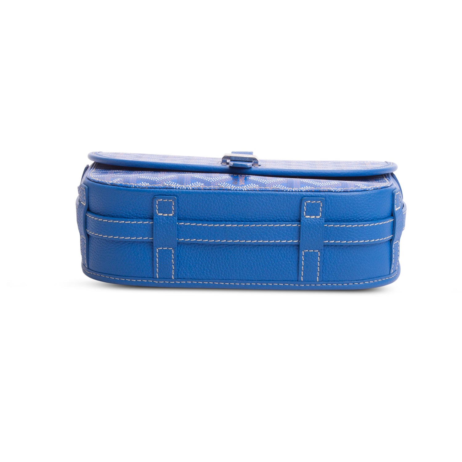 Goyard 2024 Blue Goyardine Canvas Belvedere II PM Crossbody Bag