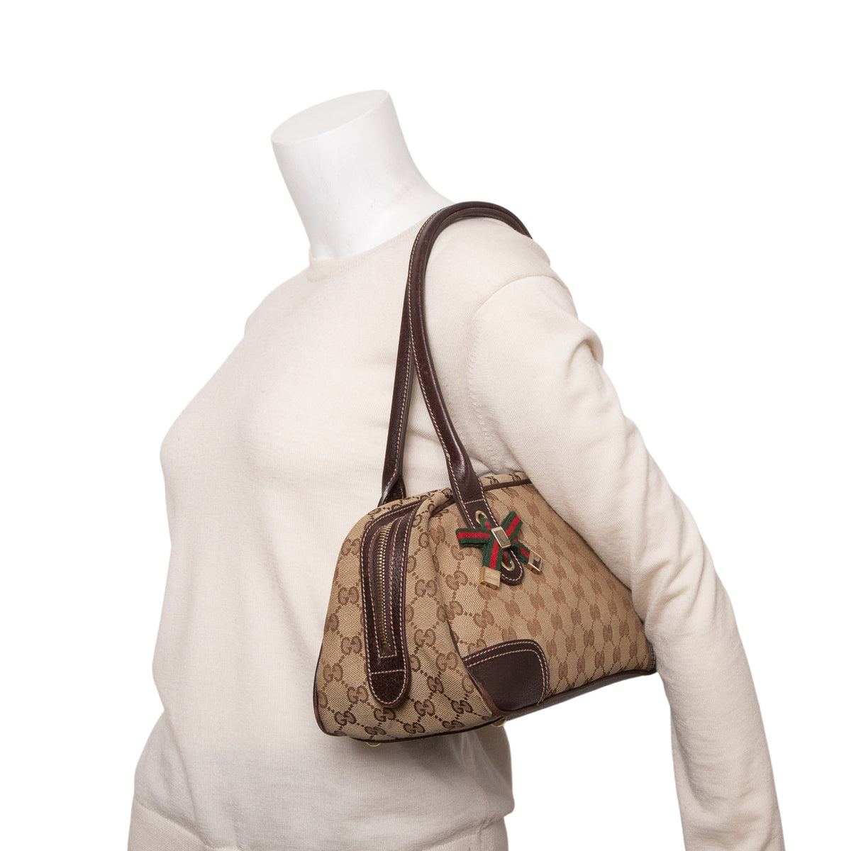 Gucci GG Supreme Monogram Princy Boston Bag