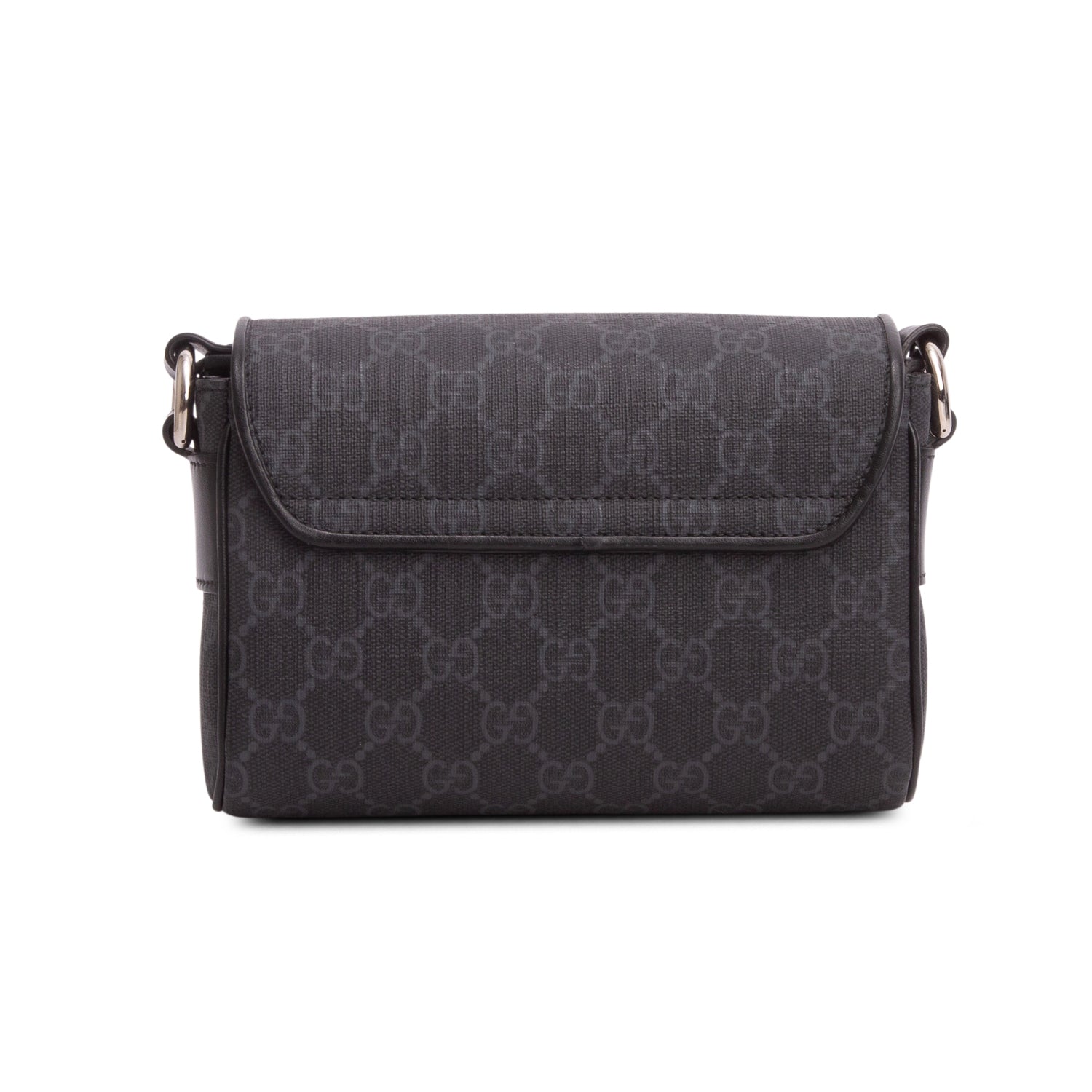 Gucci Black GG Supreme Monogram Super Mini Bag