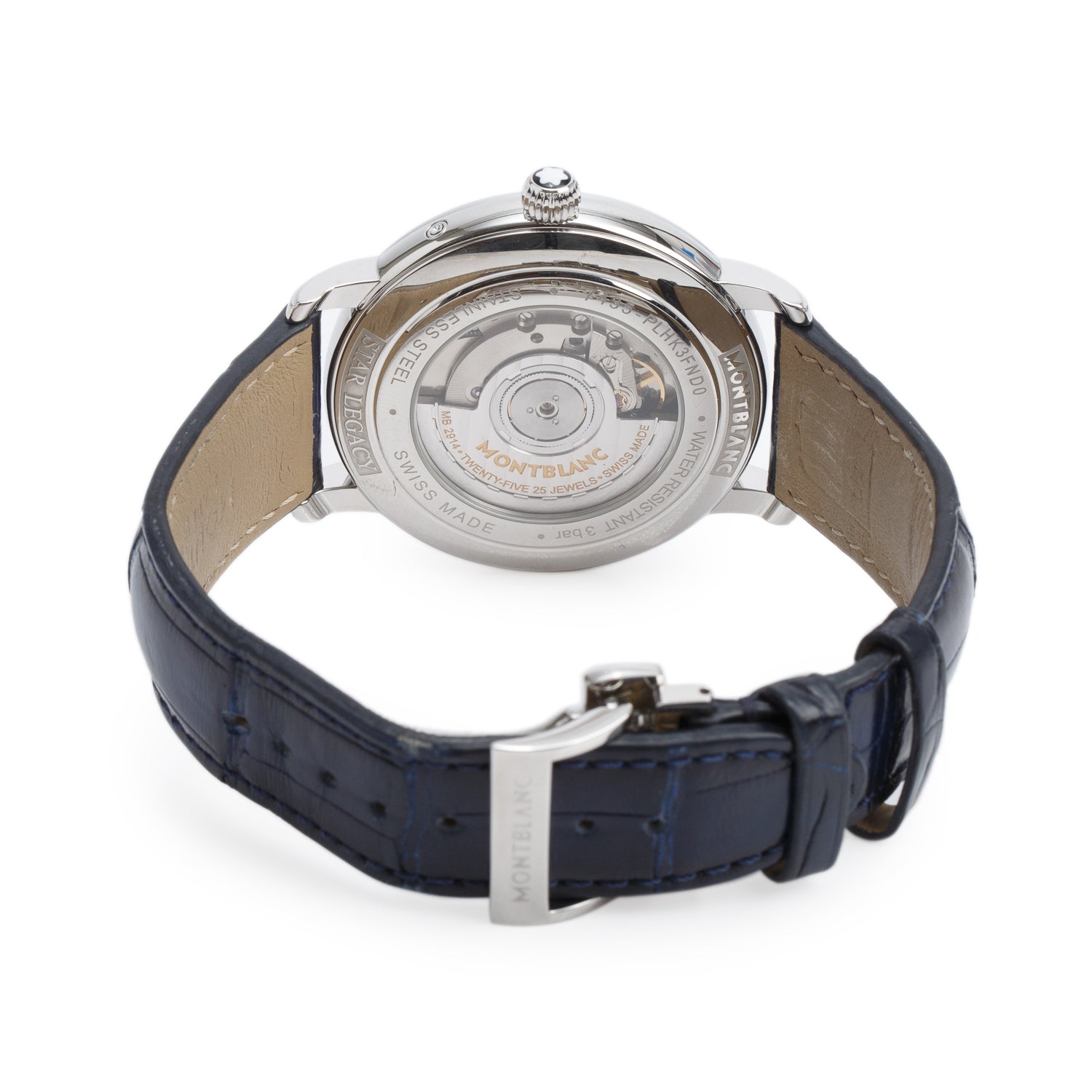 Montblanc 2024 Stainless Steel Star Legacy 42 MM Automatic Moonphase Watch Silver Dial 126079 w/ Paper