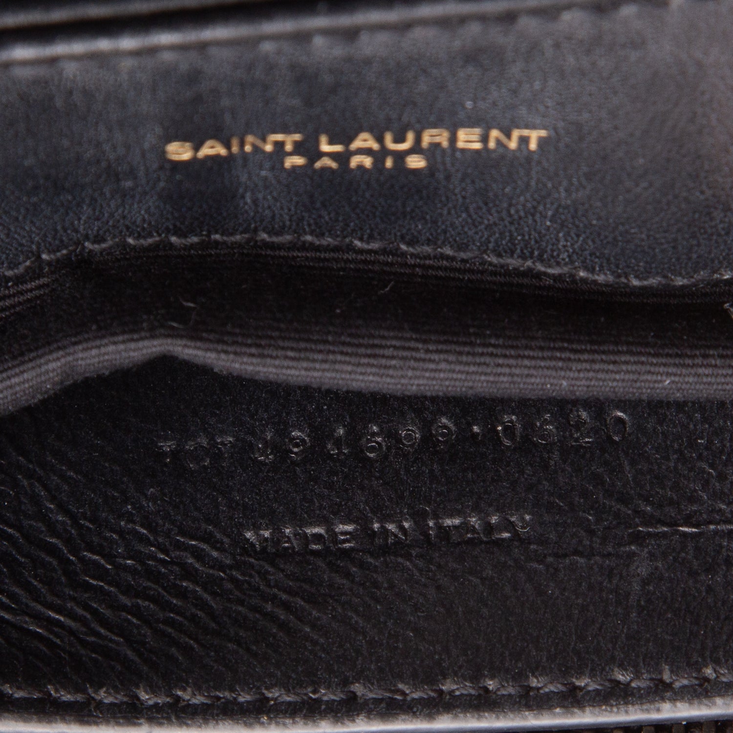 Saint Laurent 2020 Black Calfskin Y Quilted Monogram Small Loulou Chain Satchel w/ Box & Receipt