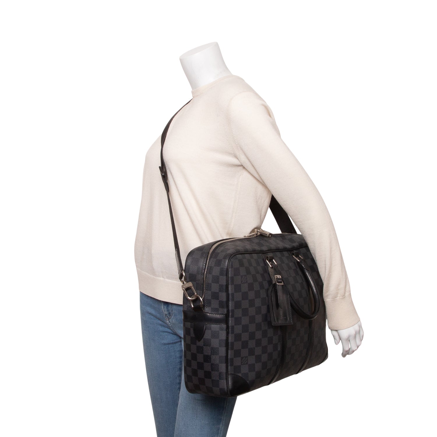 Louis Vuitton Damier Graphite Porte-Documents Voyage PM w/ Strap