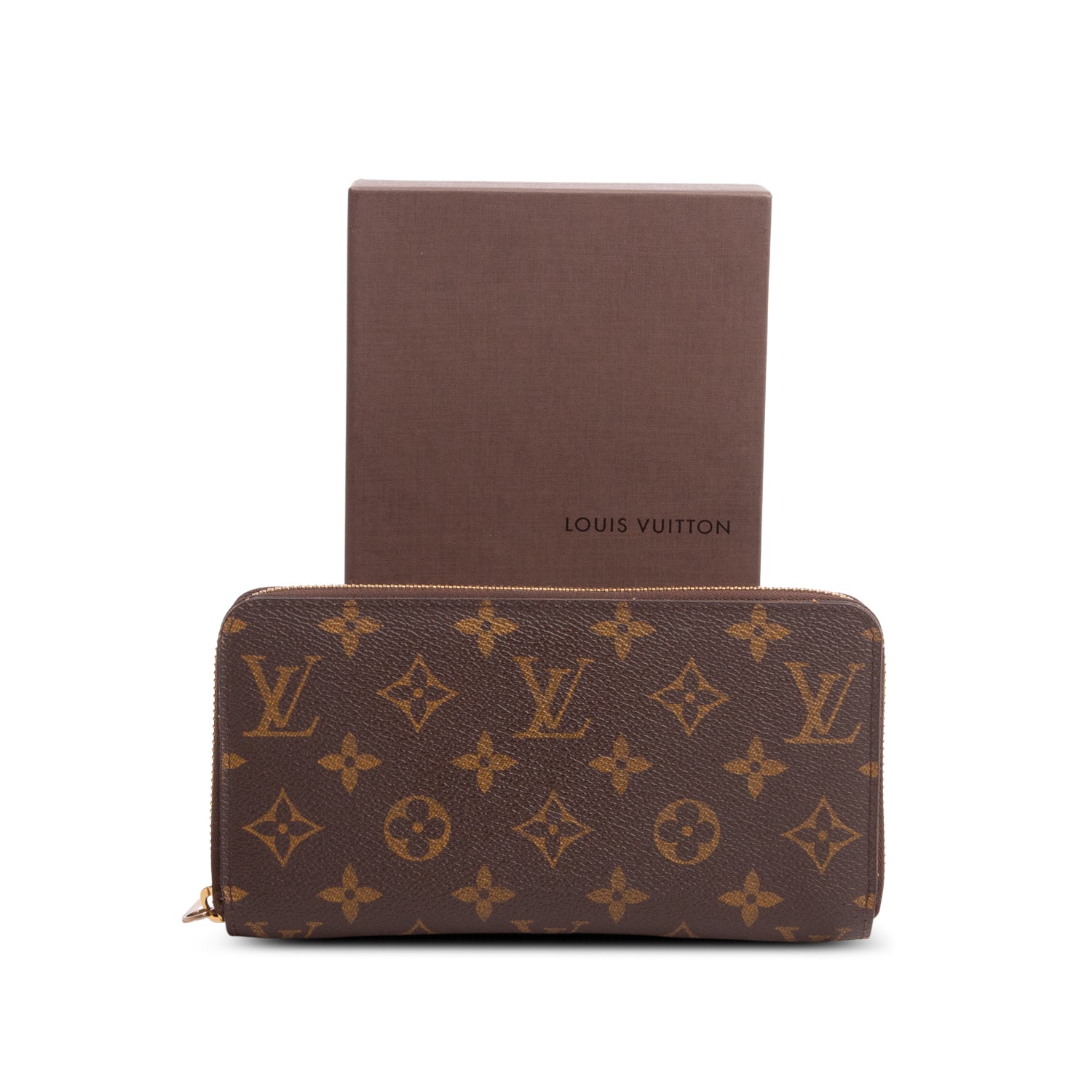 Louis Vuitton Monogram Zippy Wallet w/ Box & Receipt