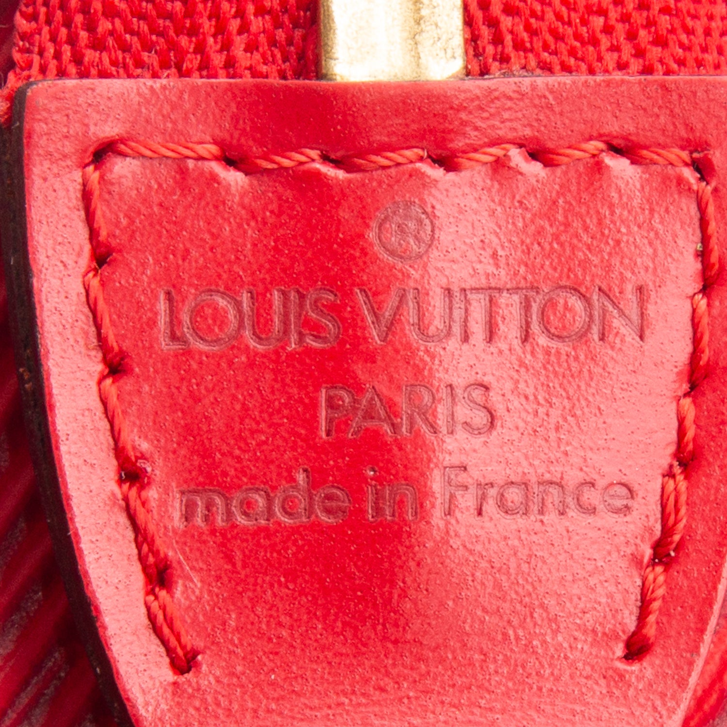 Louis Vuitton Vintage Red Epi Leather Pochette Accessories 24