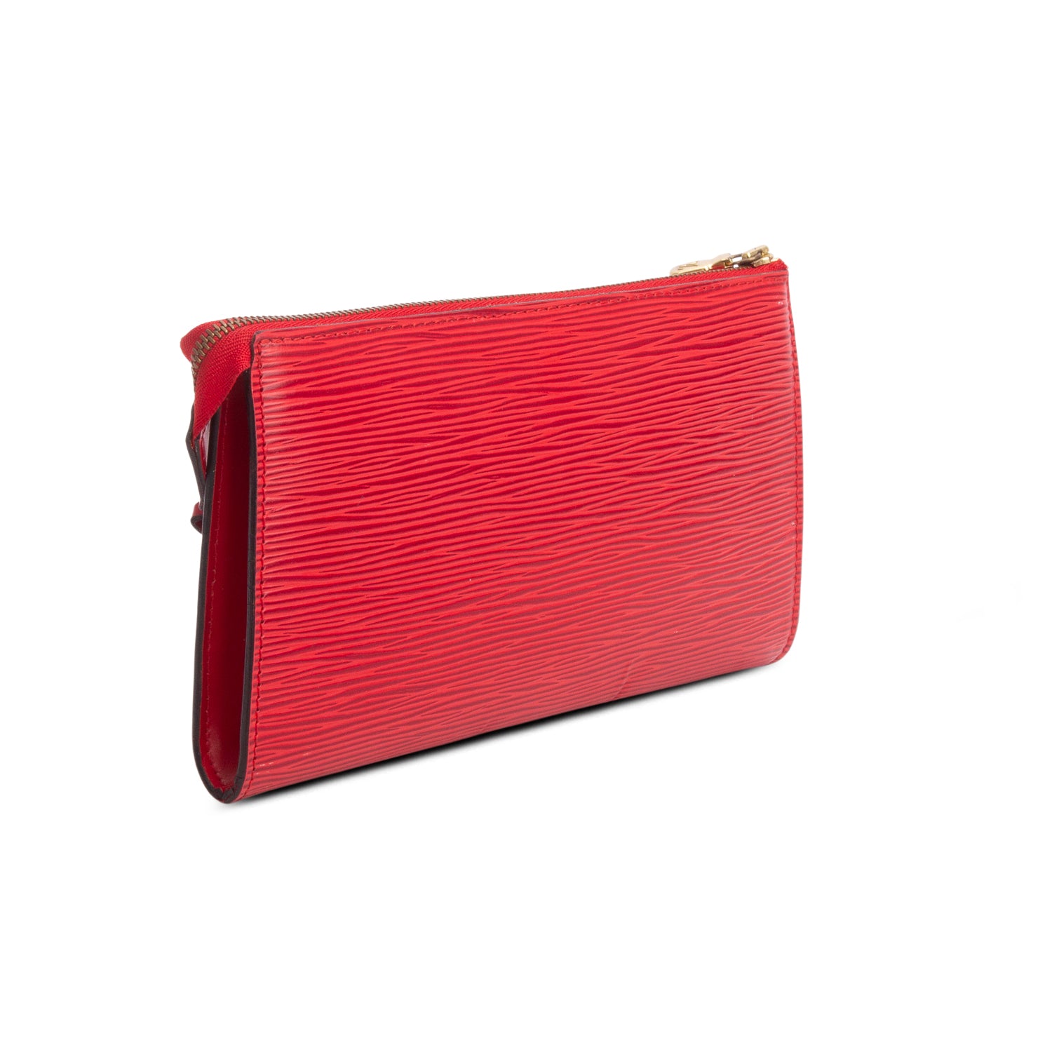 Louis Vuitton Vintage Red Epi Leather Pochette Accessories 24