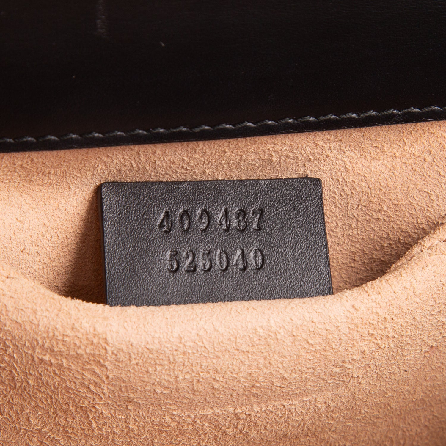 Gucci Black Leather Signature Small Padlock Shoulder Bag