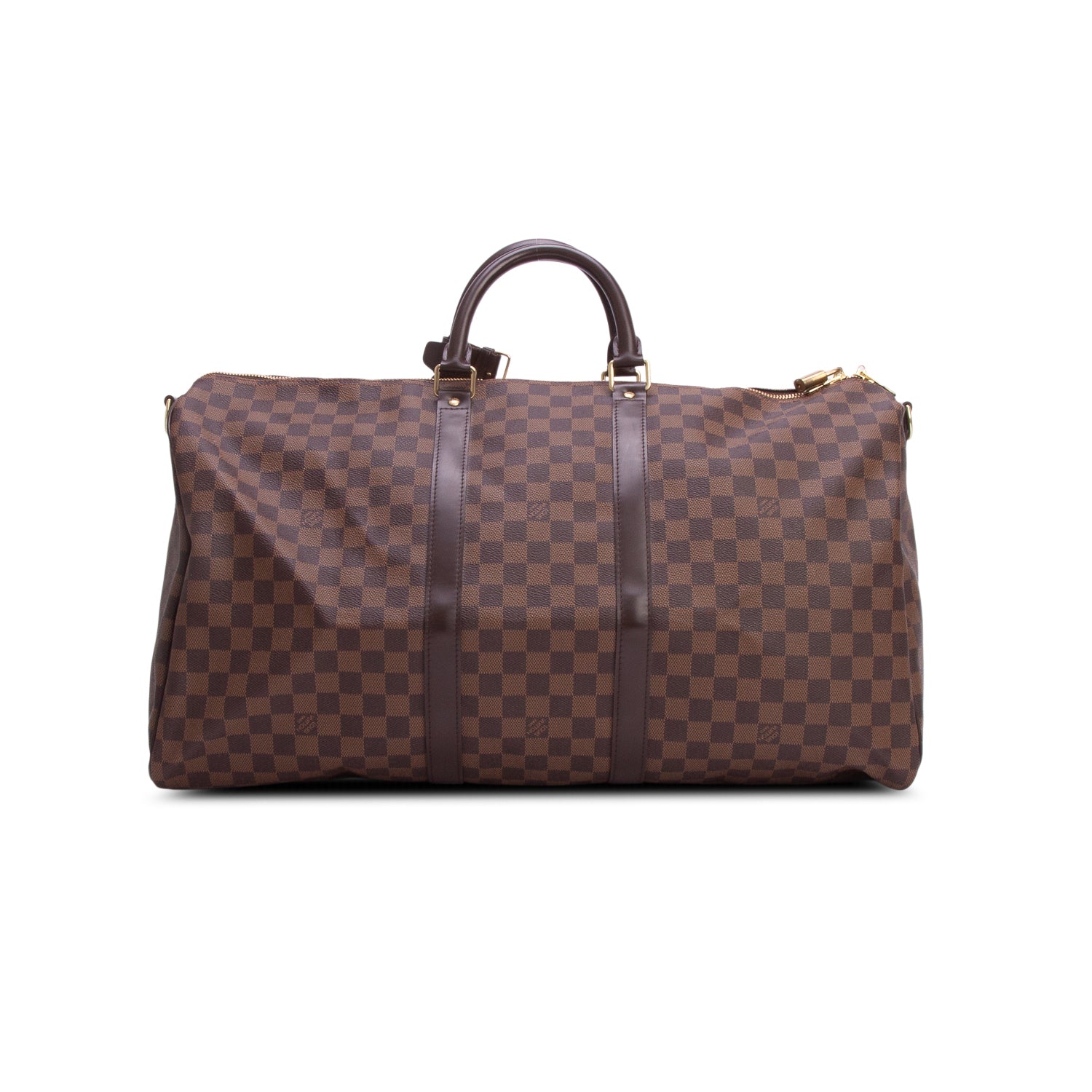 Louis Vuitton Damier Ebene Keepall Bandouliere 55 w/ Strap