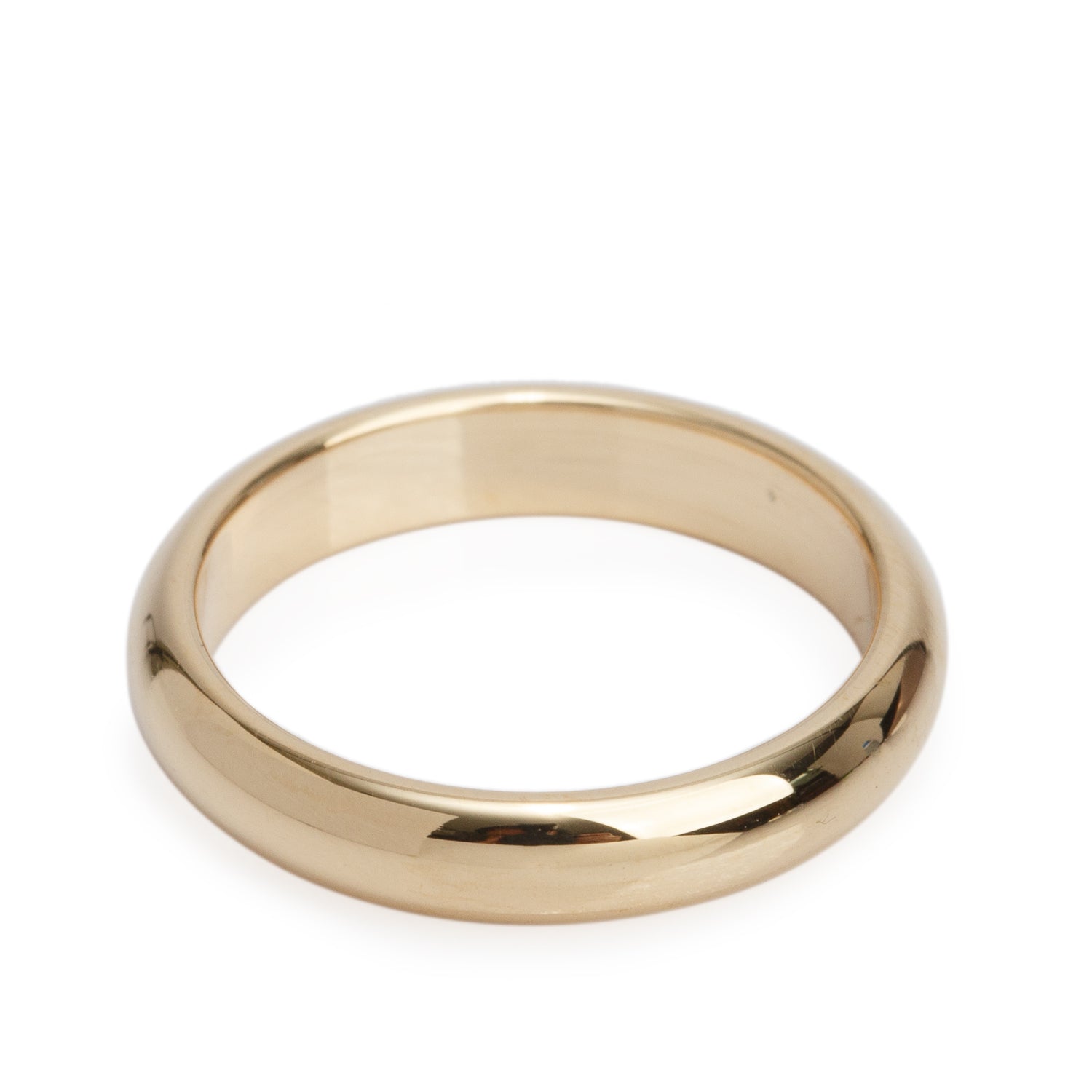 Cartier 2024 18k Yellow Gold 3.5 MM 1895 Wedding Band Ring, Size 51 5.75 w/ Box & Certificate