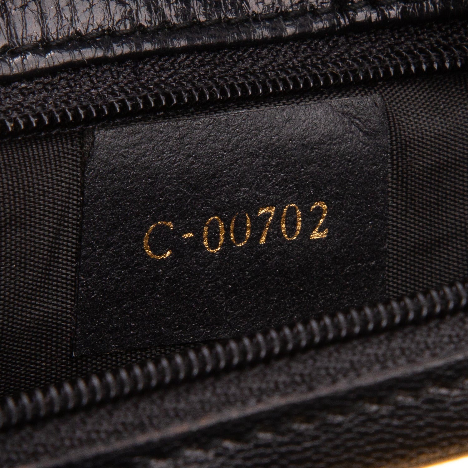 Fendi Vintage Black Leather Woven Clutch