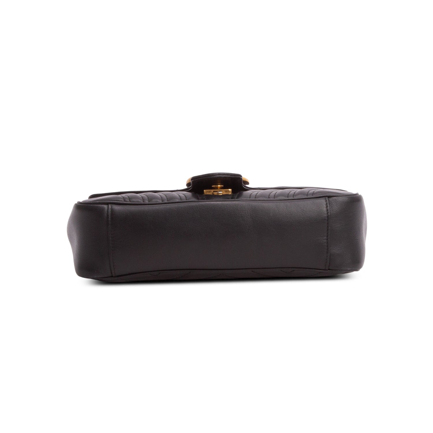 Gucci Black GG Marmont Matelasse Medium Shoulder Bag