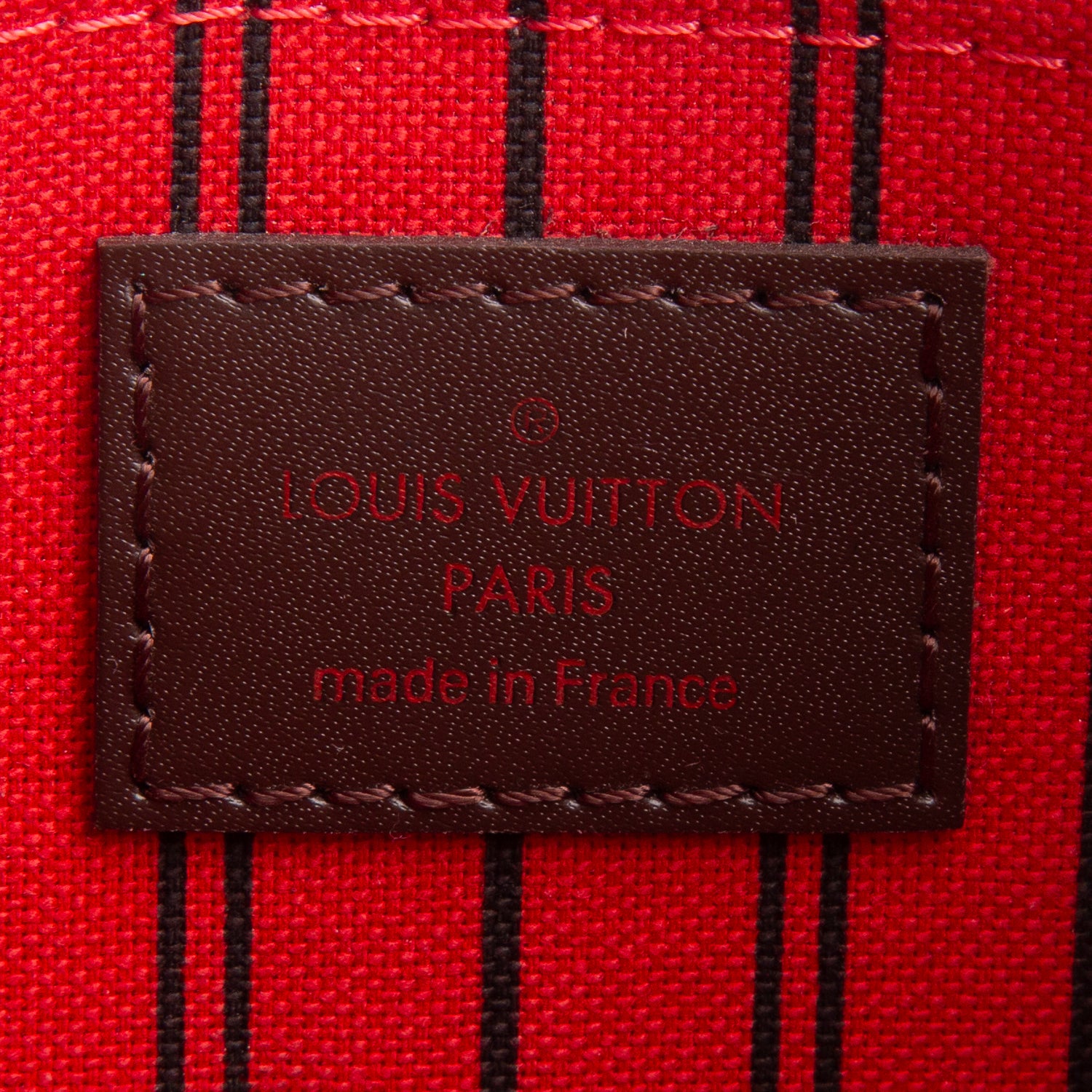 Louis Vuitton Damier Ebene Neverfull Pochette