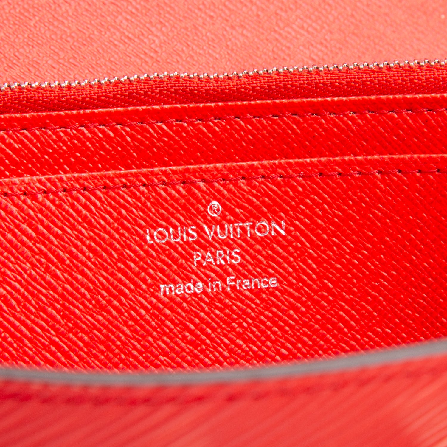 Louis Vuitton Red Epi Leather Twist Wallet w/ Box