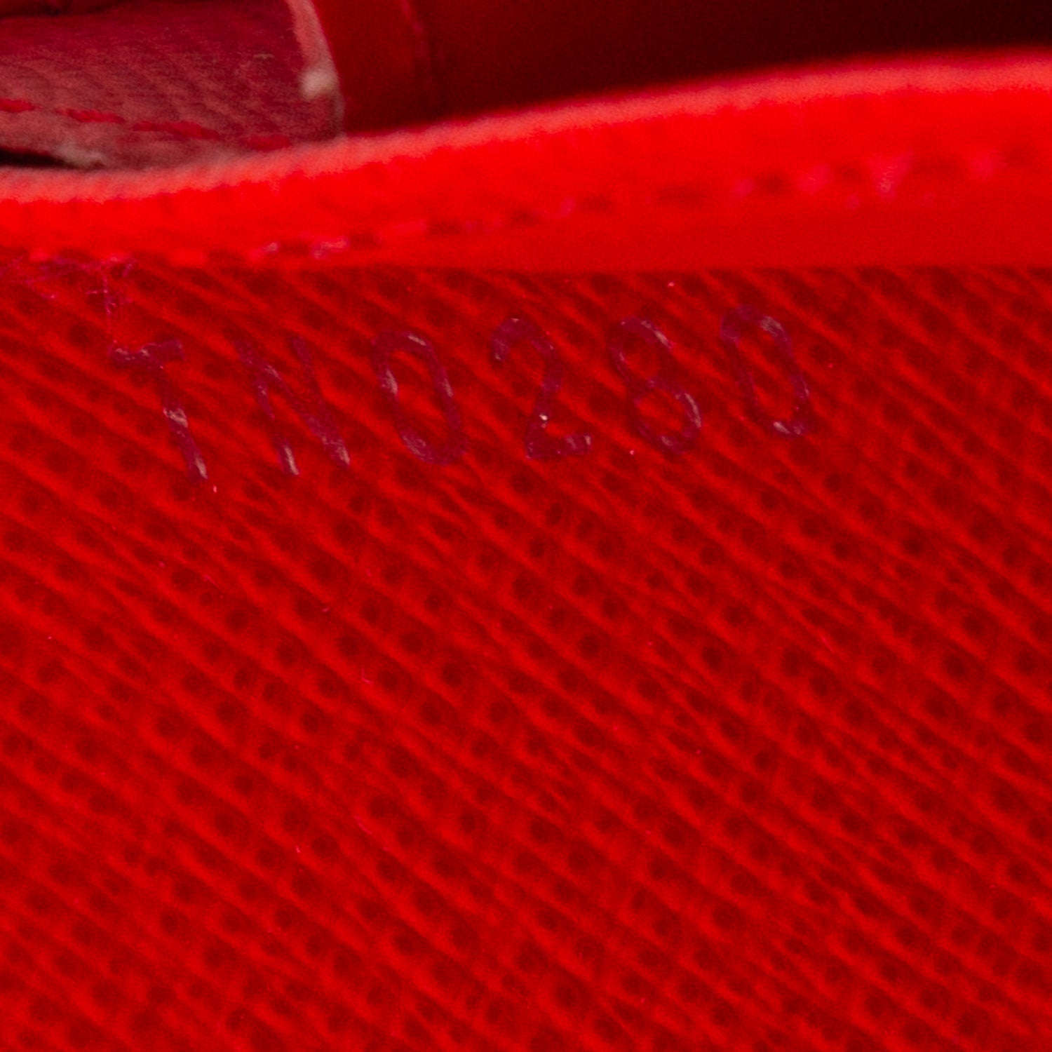 Louis Vuitton Red Epi Leather Twist Wallet w/ Box