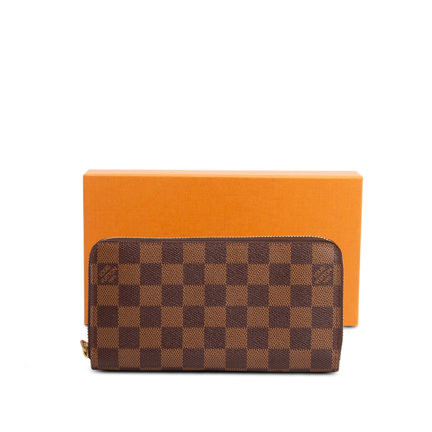 Louis Vuitton Damier Ebene Zippy Wallet w/ Box