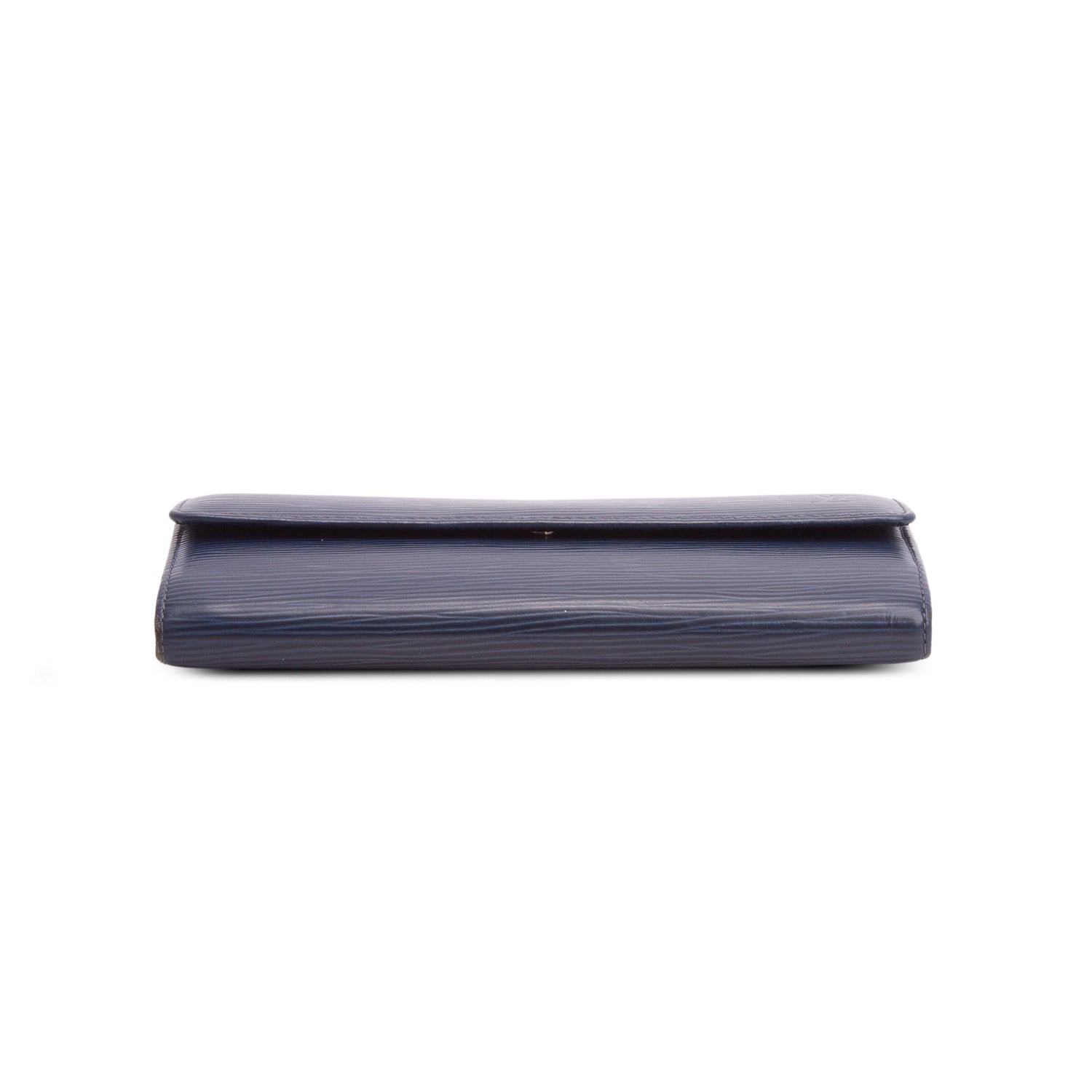 Louis Vuitton Navy Epi Leather Sarah Wallet w/ Box