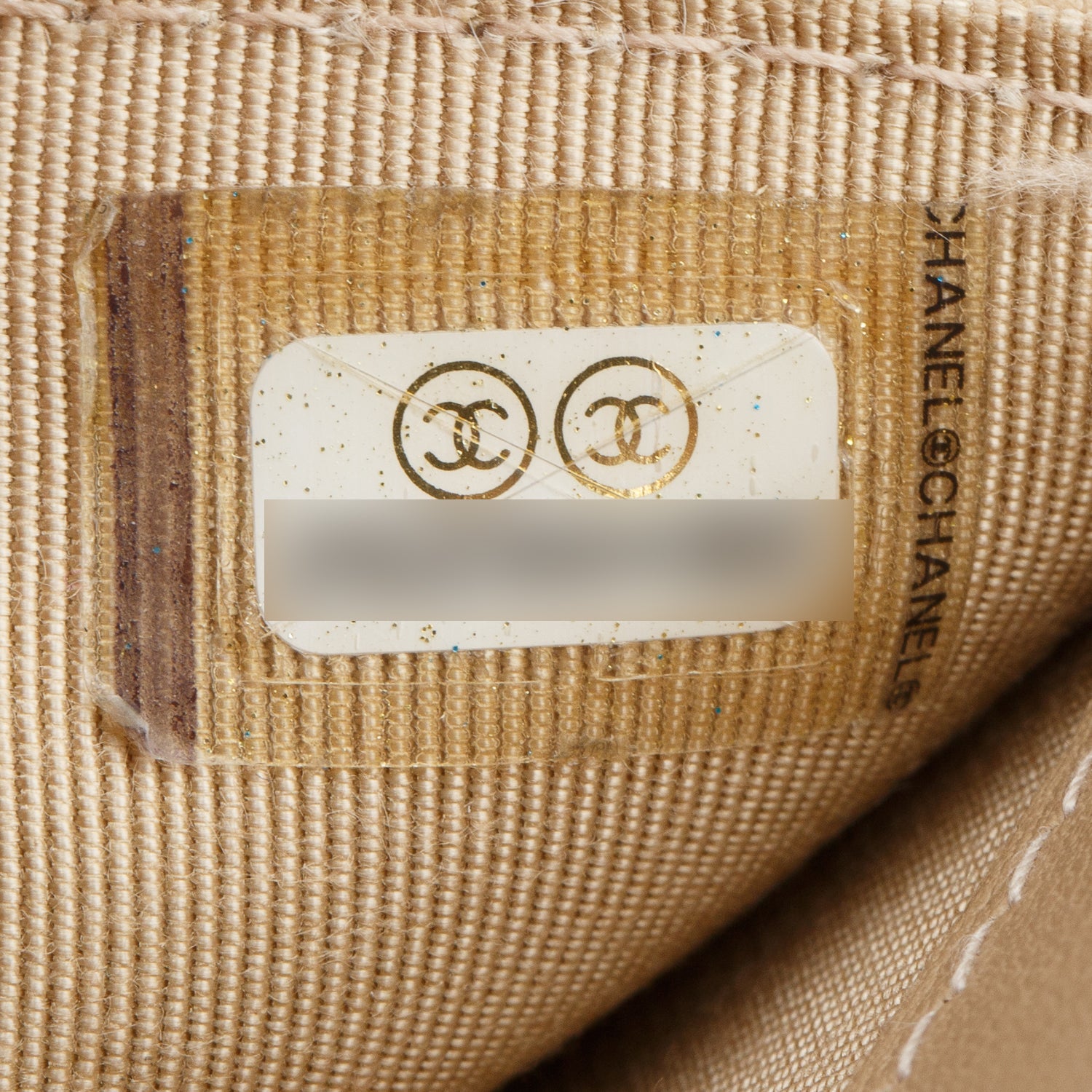 Chanel Beige Caviar Leather Medium Classic Flap Wallet w/ Authenticity Card