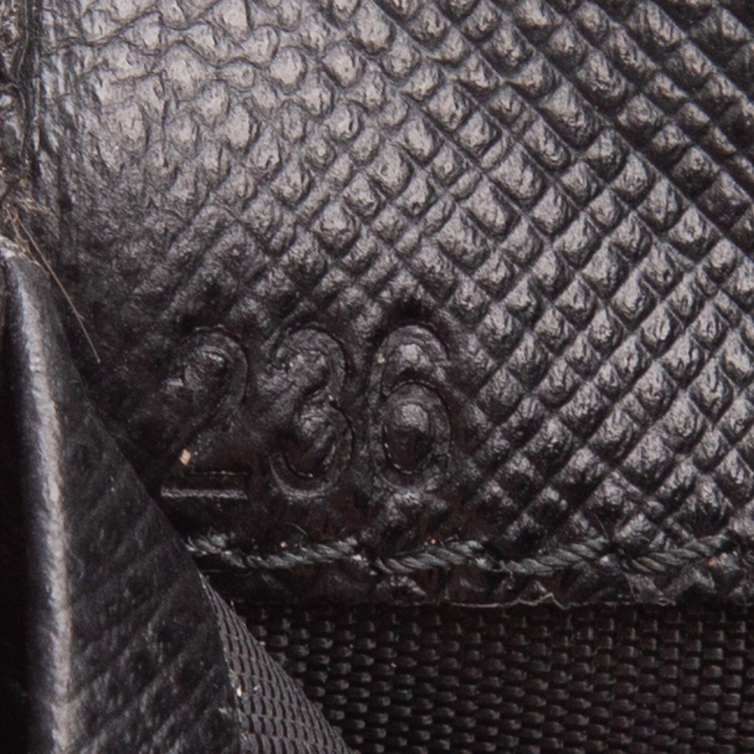 Prada Black Saffiano Metal Flap Continental Wallet